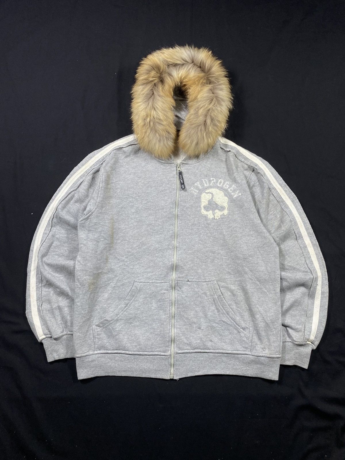 Hysteric Glamour Japanese Hydrogen Skull Zip Fur Hoodie Lgb ifsix style Size US XL / EU 56 / 4 - 2 Thumbnail