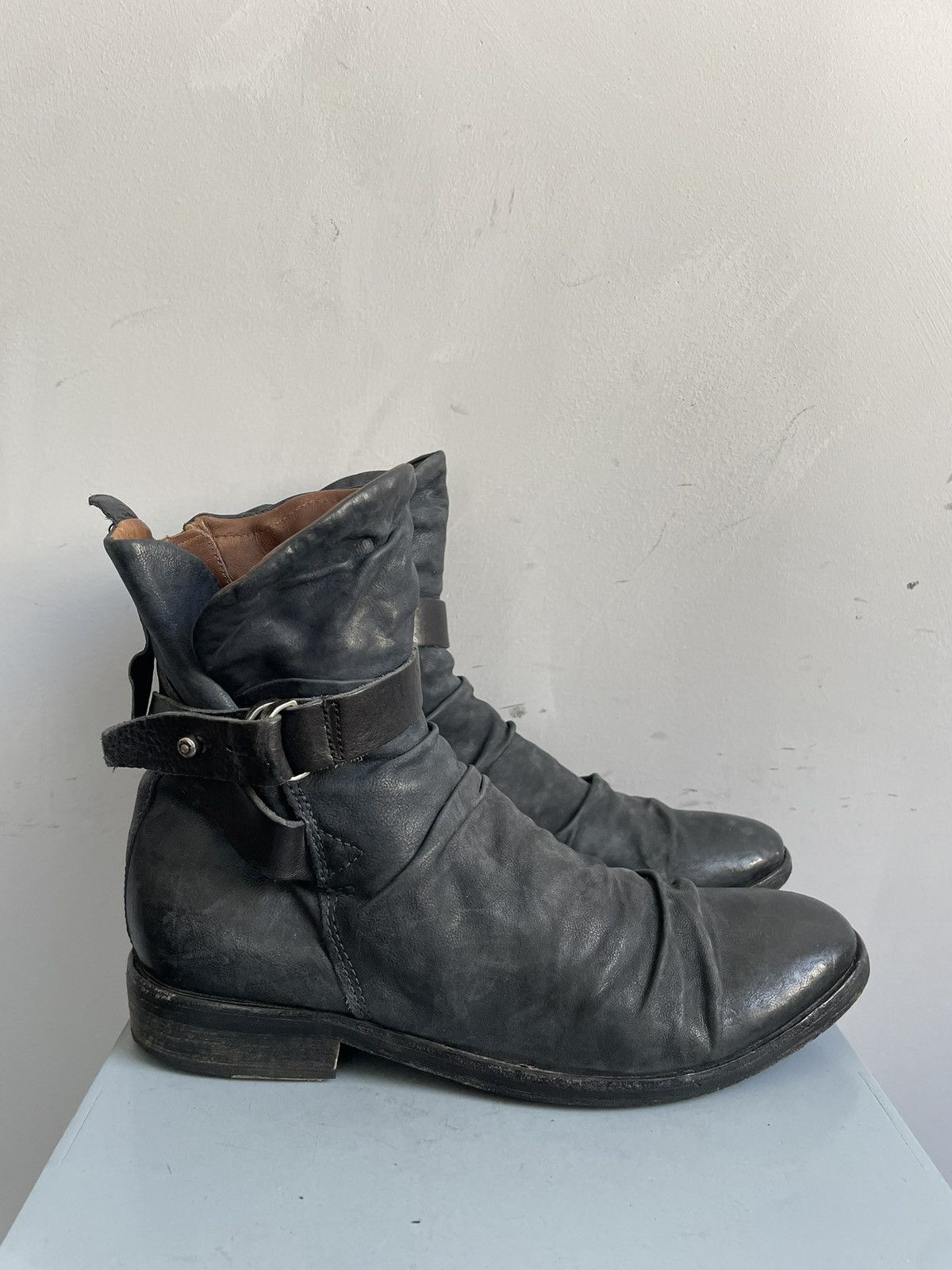 Rare guidi style Ankle moto boots tornado A.S. 98 Menswear