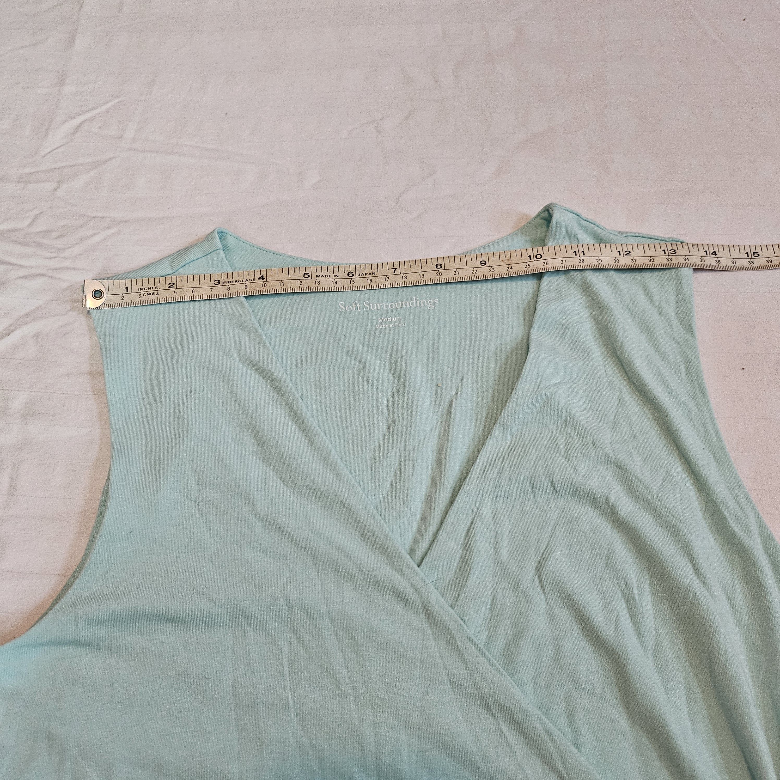 Soft Surroundings Soft Surroundings Woman's Tank top size M Turquoise Size M / US 6-8 / IT 42-44 - 5 Thumbnail