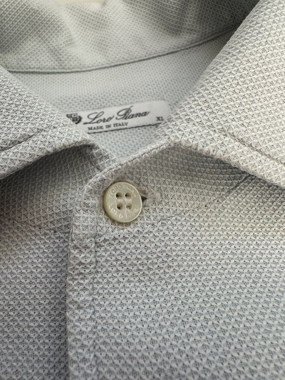 Loro Piana Loro Piana Blue Old money Shirt XL Size US XL / EU 56 / 4 - 7 Thumbnail