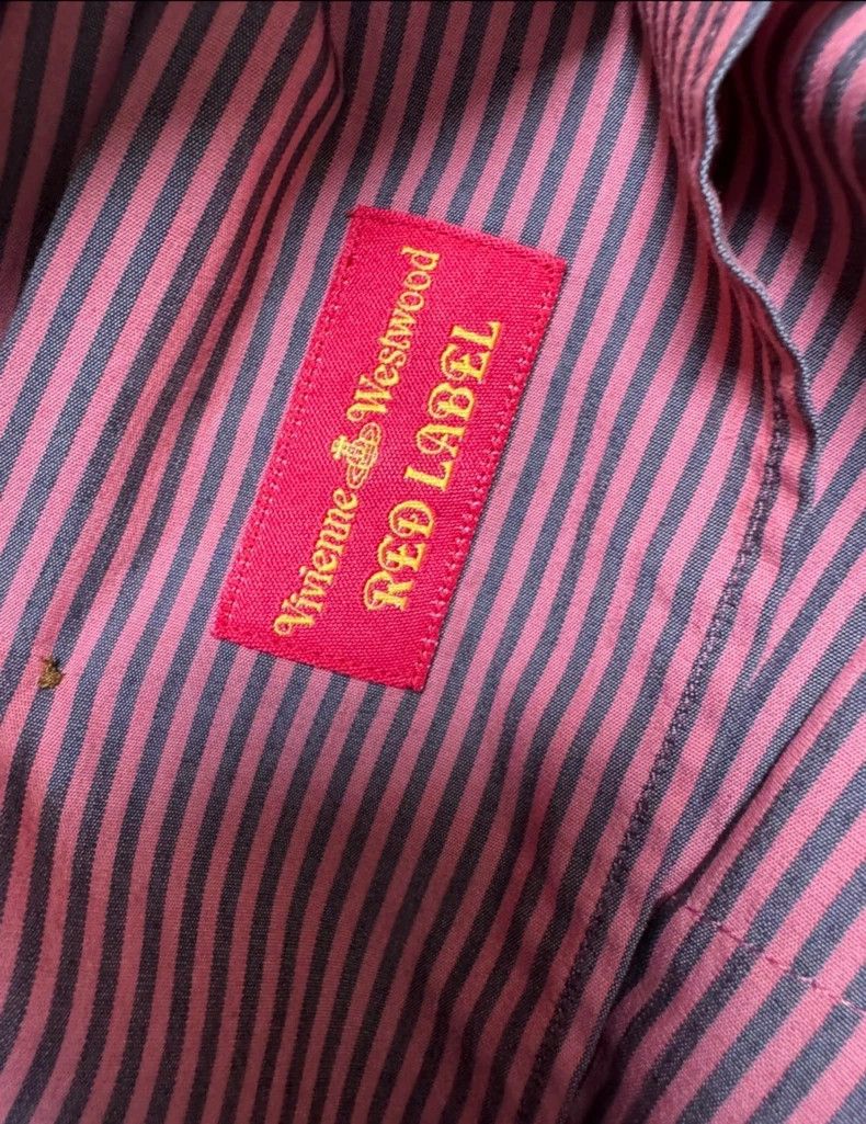 Vivienne Westwood Vivienne Westwood Red striped bow tie collar shirt Size M / US 6-8 / IT 42-44 - 5 Thumbnail