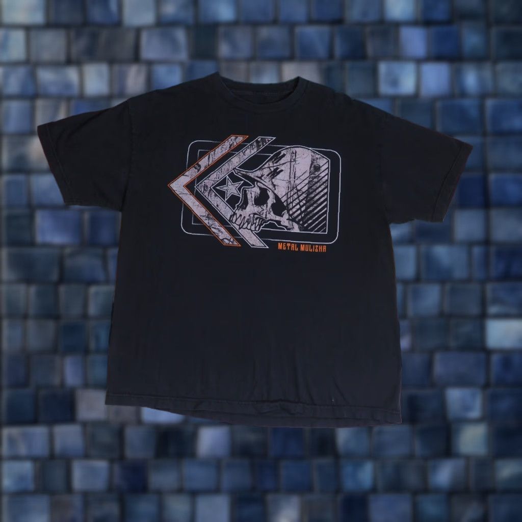 Metal Mulisha Y2k 2000s Metal Mulisha Realtree Skull Skate Faded Black Tee T-Shirt Mens XL Size US XL / EU 56 / 4 - 1 Thumbnail