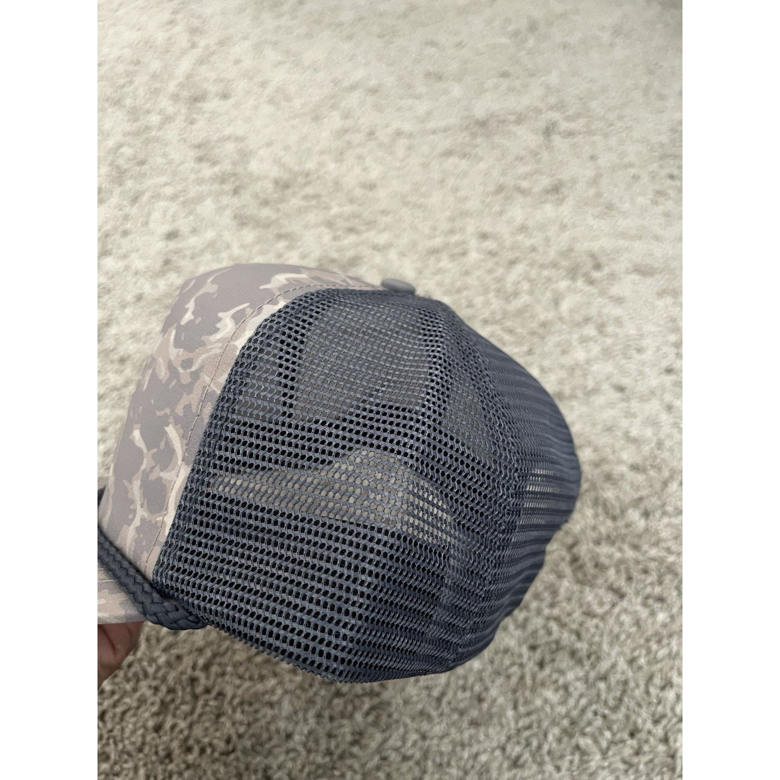 Other Fishpond Fly Fishing Hat Cap Snapback Gray Camo Rope Trucker Size ONE SIZE - 3 Thumbnail