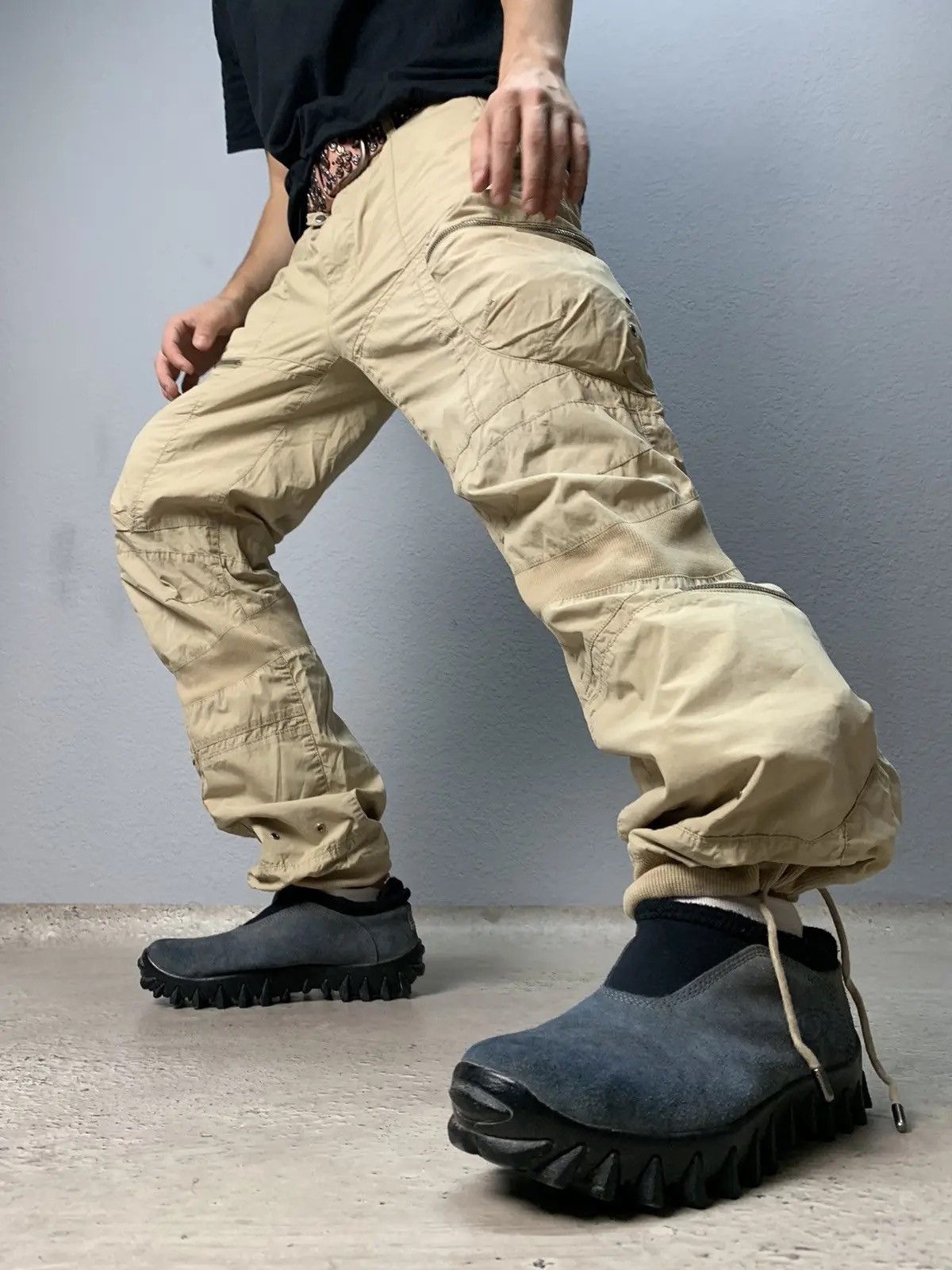 Japanese Brand Vintage Polo Ralph Lauren Cargo Pants Multi Pocket faded Y2K Size US 32 / EU 48 - 2 Thumbnail