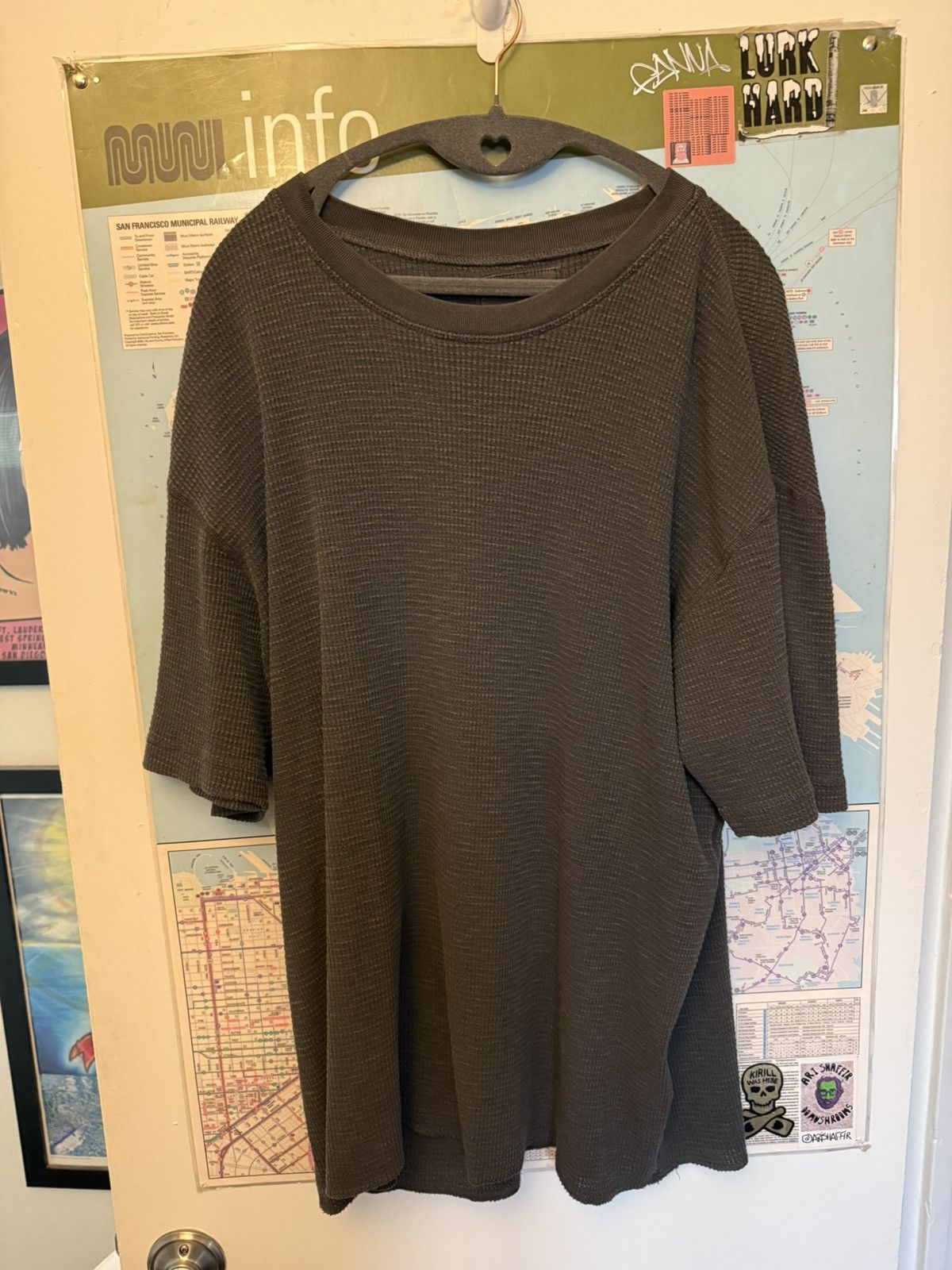 Stussy pigment dyed ss thermal xl