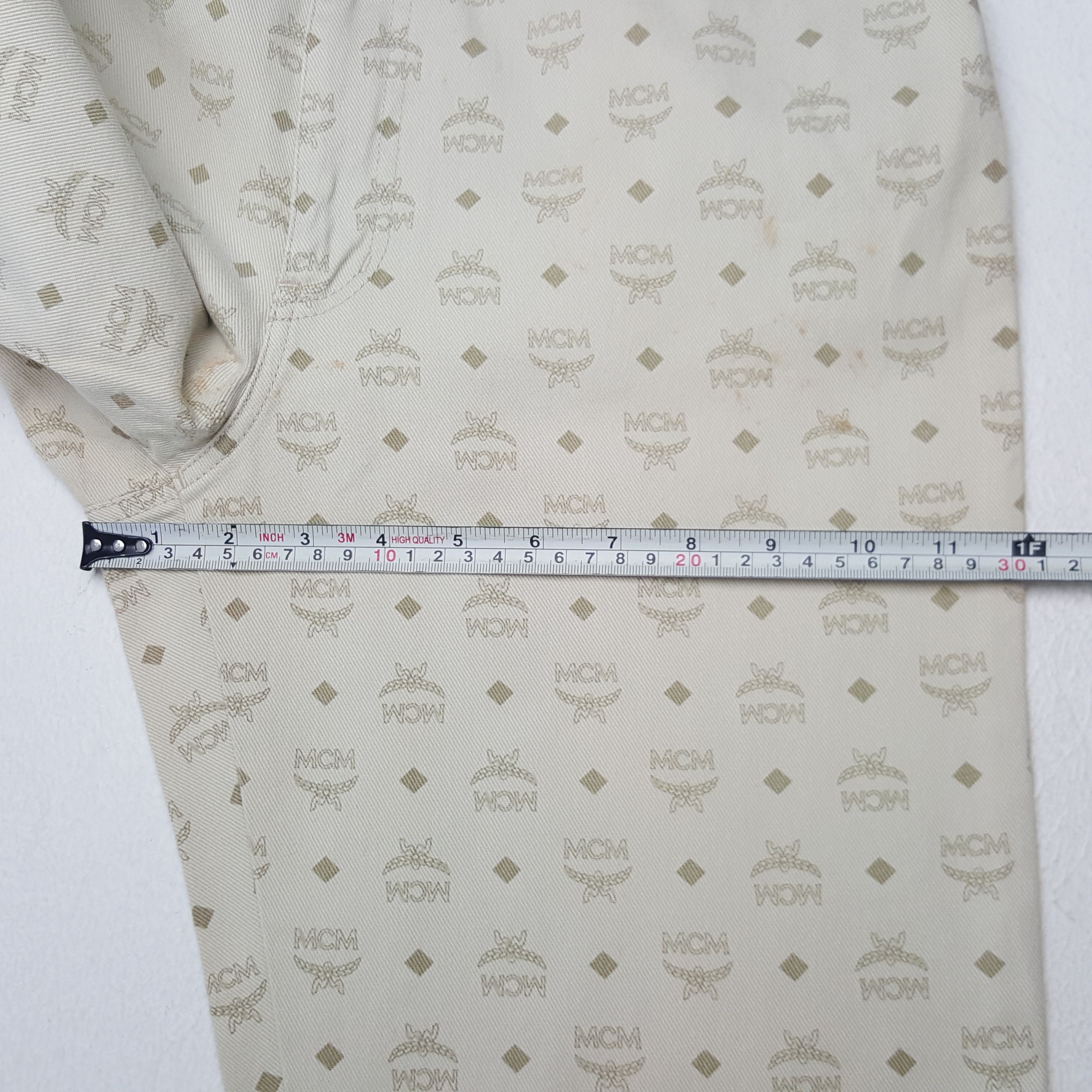 MCM × Vintage Vintage MCM Legere Designer Brand Monogram Pants Size US 29 - 11 Thumbnail