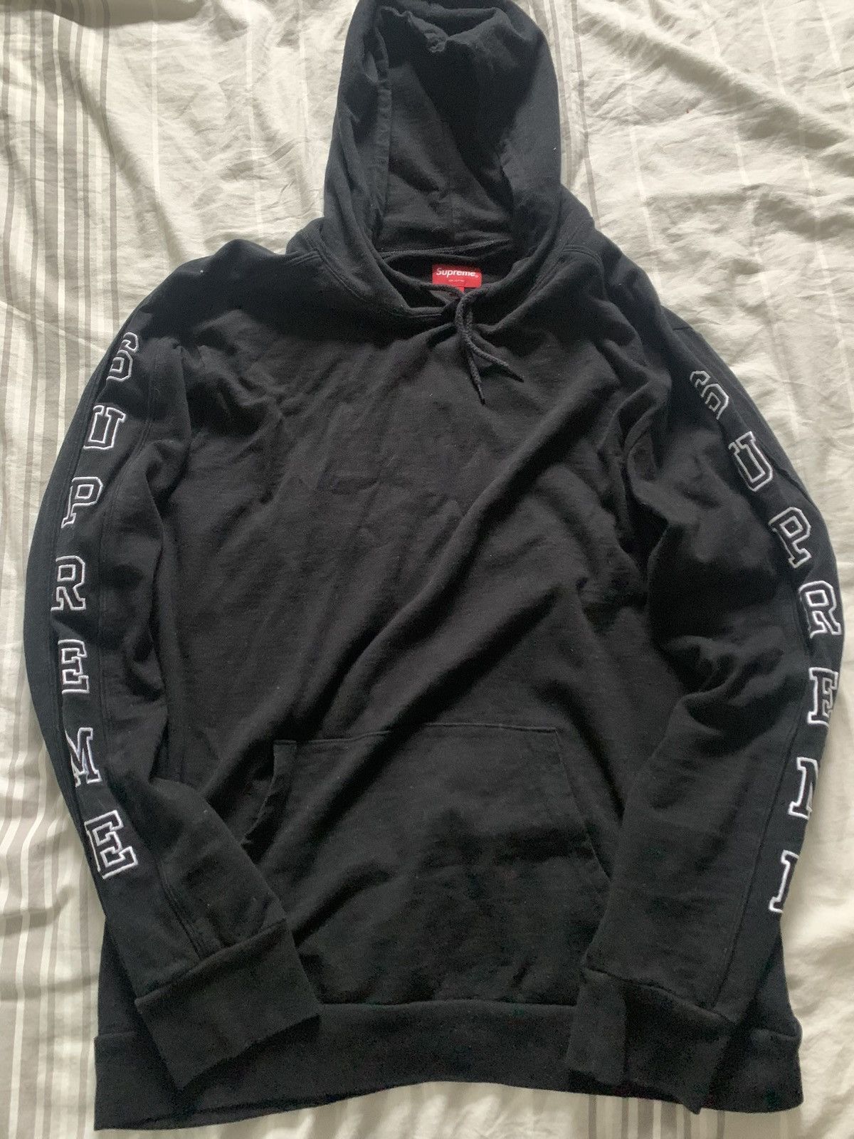 Supreme hooded stripe L/S top Supreme striped hoodie - Gem