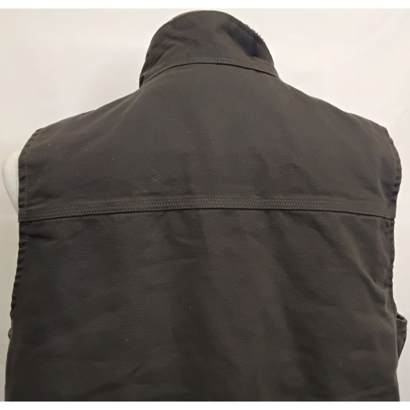Carhartt Carhartt Canvas Duck Fleece Lined Vest Men's L Gray NWT Size US L / EU 52-54 / 3 - 7 Thumbnail
