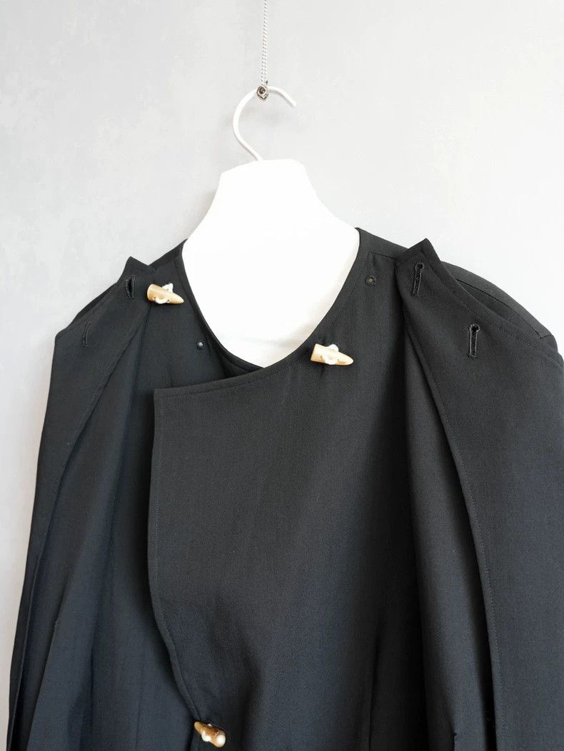 Yohji Yamamoto yohji yamamoto12 AW Double Horn Button Long Jacket 2503-Nex Size US M / EU 48-50 / 2 - 6 Thumbnail