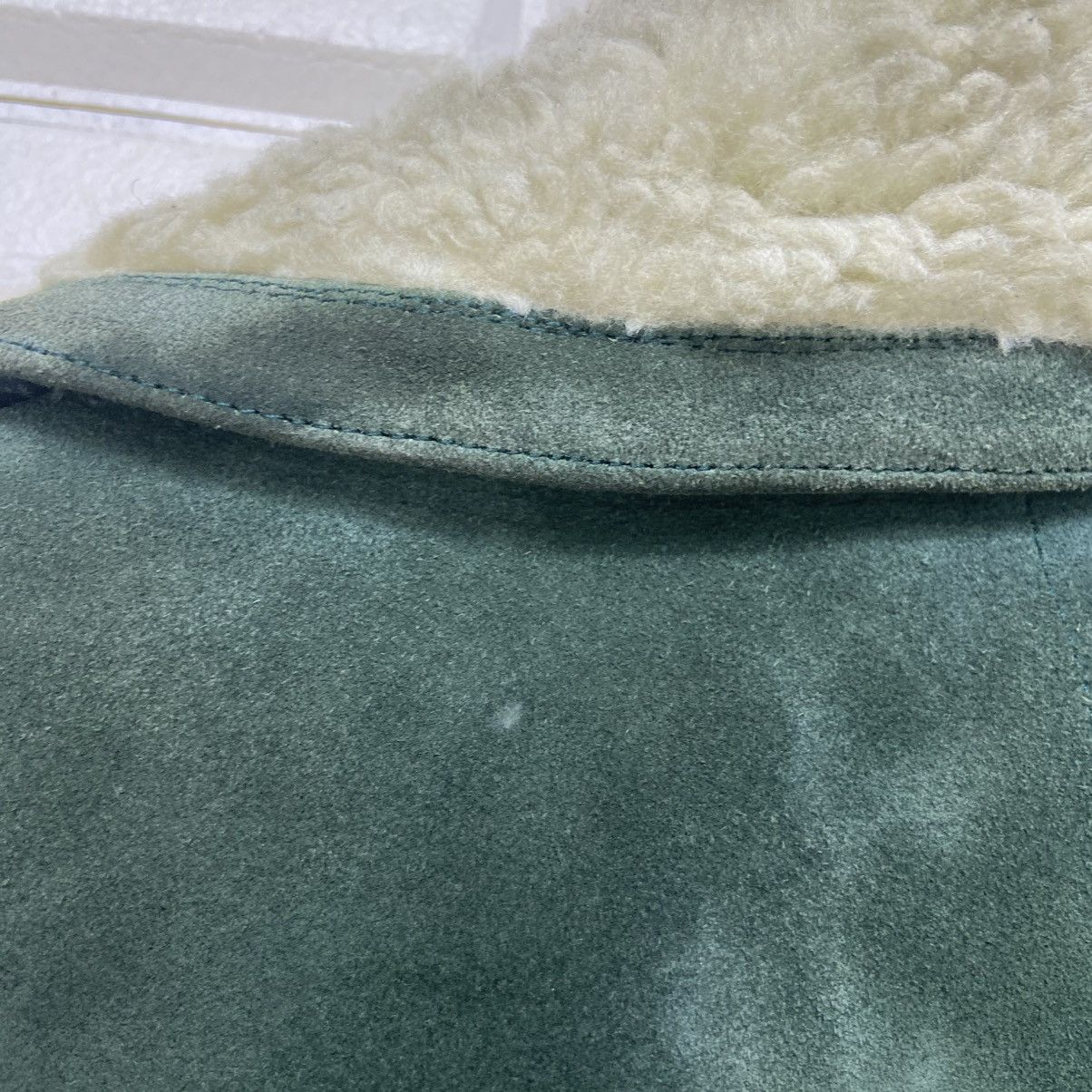 Vintage Tabacci Sportswear Native Wool + Dolphin Leather Heavy Coat Size US M / EU 48-50 / 2 - 18 Thumbnail