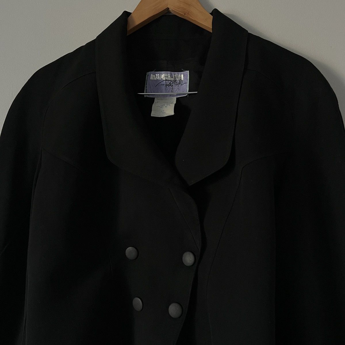 Thierry Mugler Vintage Thierry Mugler Wool Blazer Size L / US 10 / IT 46 - 2 Thumbnail
