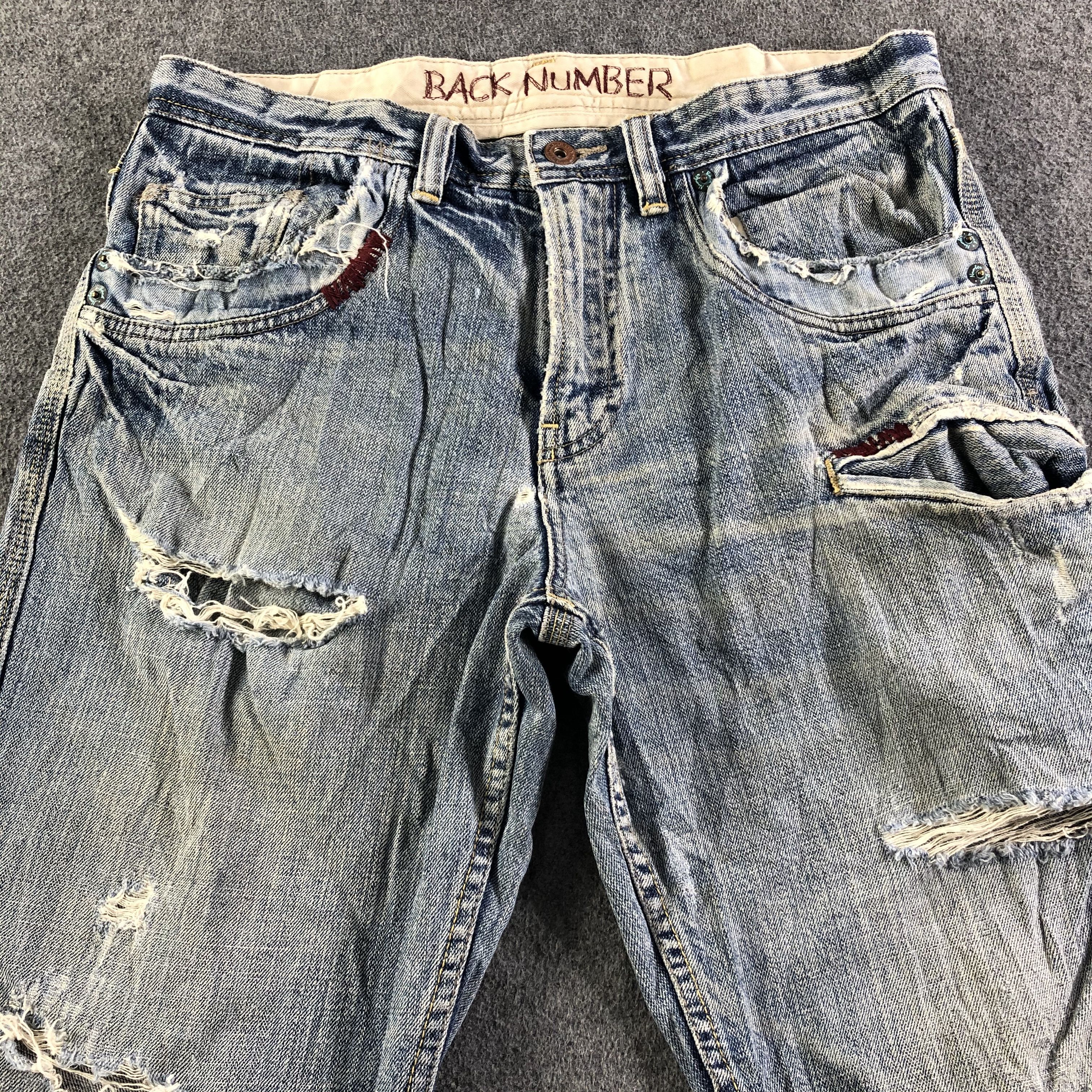 Vintage Vintage Back Number Jeans-J3636 Size US 33 - 3 Thumbnail