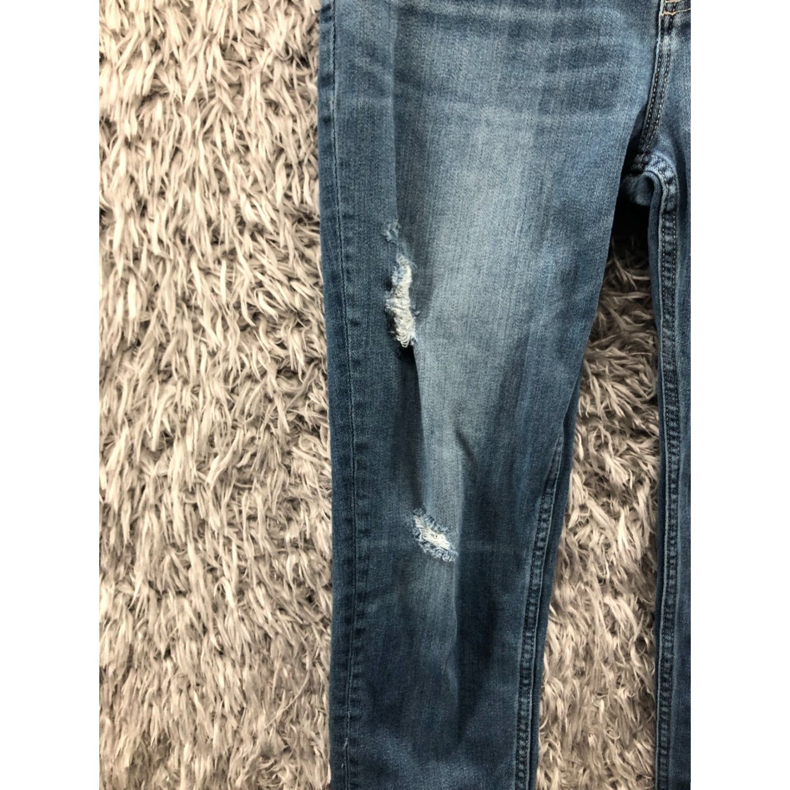 Vintage VIGOSS Marley Skinny Jeans Size 31 Womens Mid Rise Medium Wash Blue Denim Jeans Women Slim 5-Pocket Vintage No?? Size 24" / US 00 / IT 34 - 5 Thumbnail