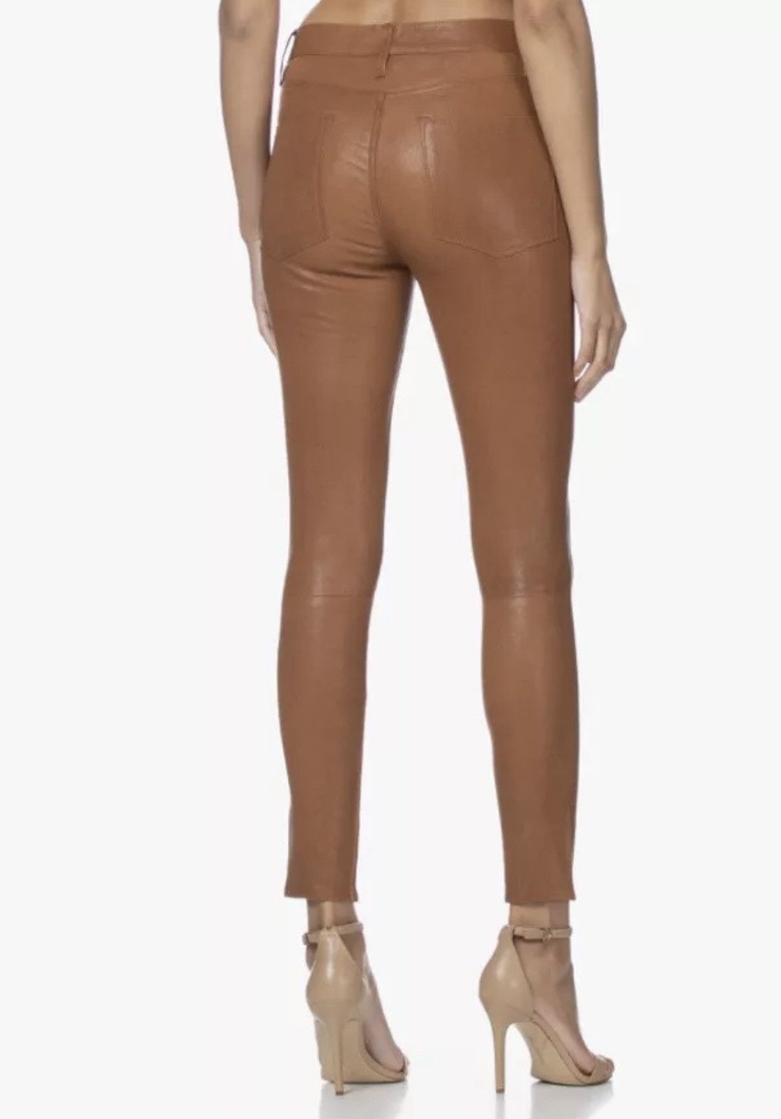 Frame Le High Skinny Leather Jean Size 26" / US 2 / IT 38 - 3 Thumbnail