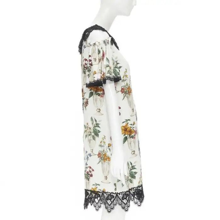 Dolce & Gabbana o1y0825 Mini Dress in Multicolor Size XS / US 0-2 / IT 36-38 - 3 Thumbnail
