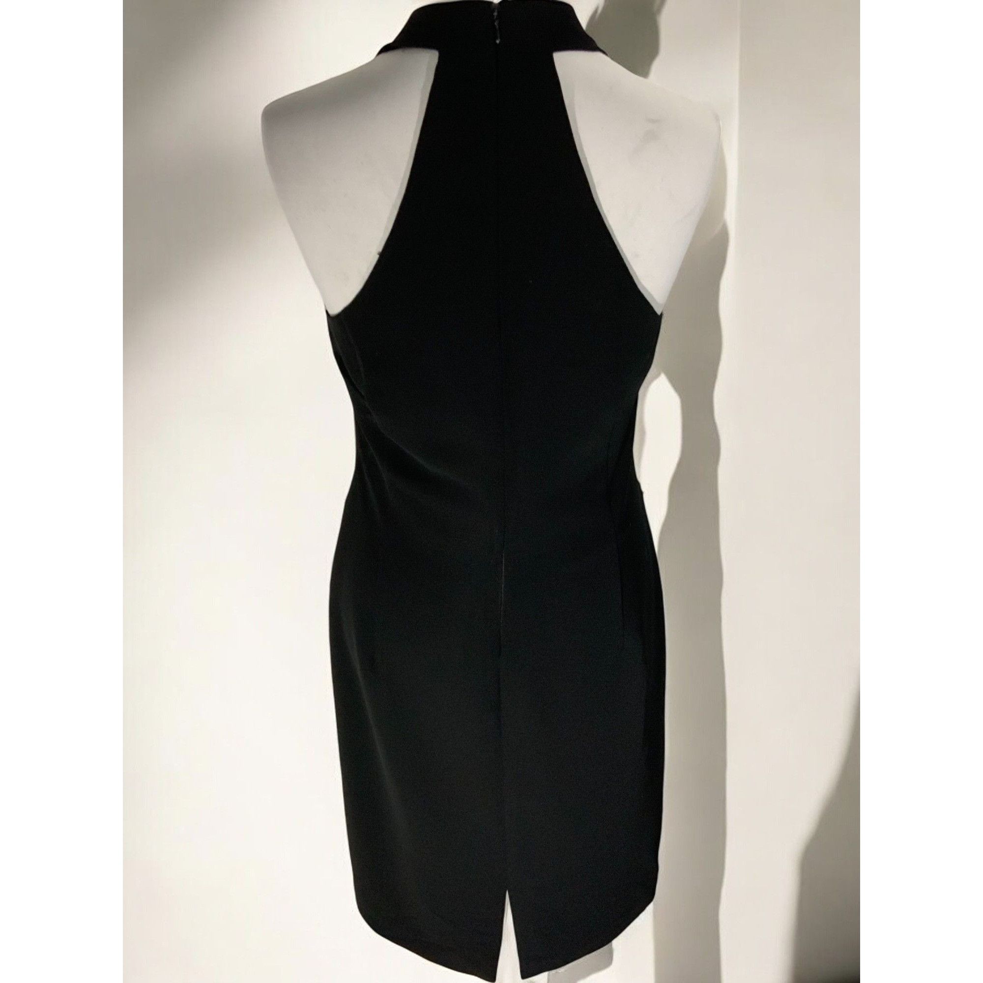 Donna Morgan Donna Morgan Black Halter Party Holiday Dress NEW 8 Size M / US 6-8 / IT 42-44 - 5 Thumbnail
