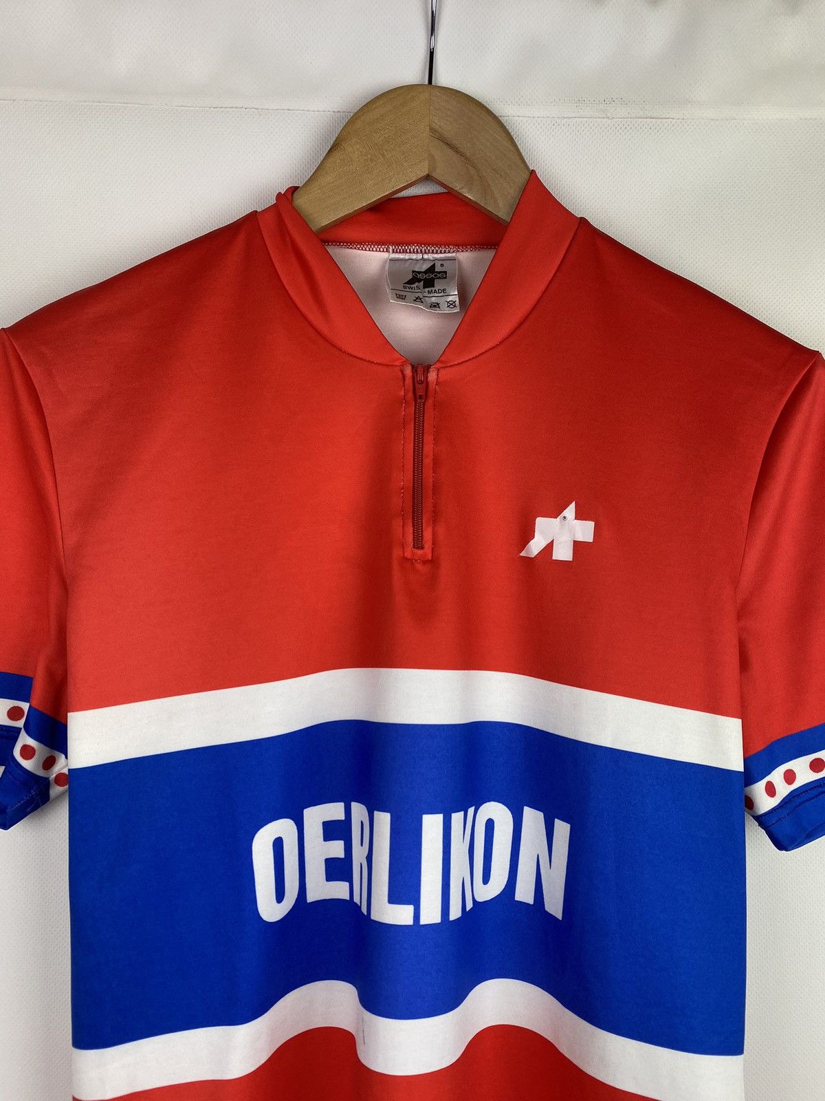 Vintage Assos Of Switzerland Oerlikon vintage cycling jersey size L Size US L / EU 52-54 / 3 - 5 Thumbnail