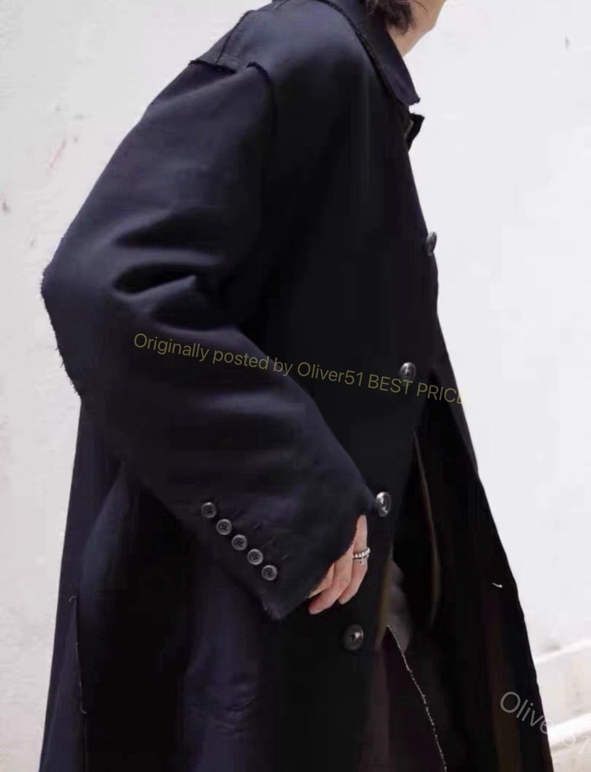 Ziggy Chen Ziggy Chen 23AW wool ochre‑yellow striped coat YYYY17/2610 Size US S / EU 44-46 / 1 - 7 Thumbnail