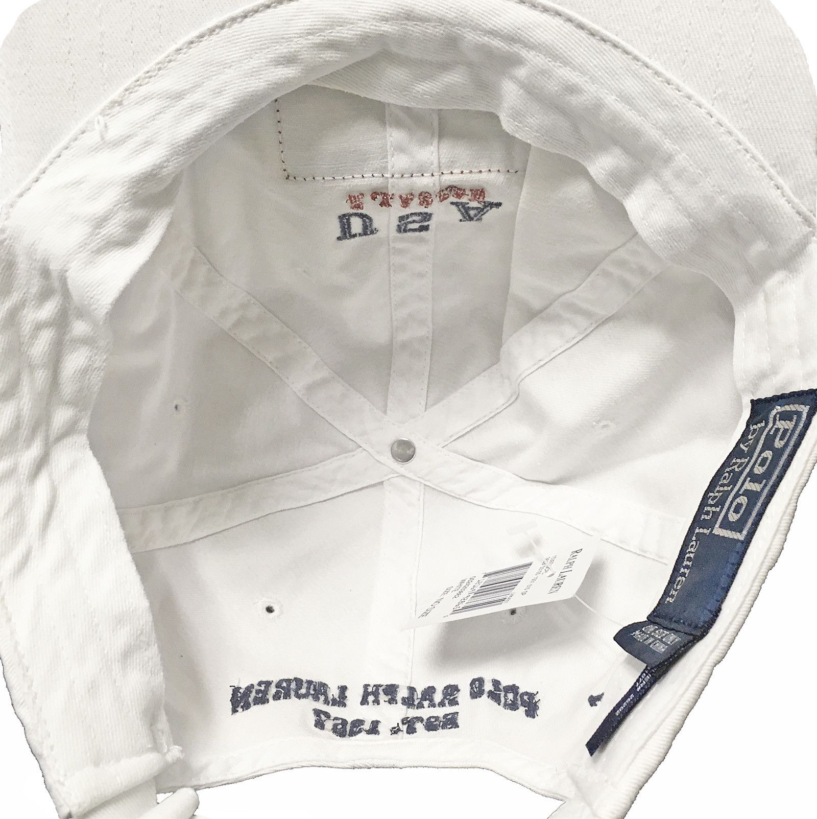 Polo Ralph Lauren NEW RARE Vintage Polo Ralph Lauren Baseball Hat! Flag White Size ONE SIZE - 4 Thumbnail