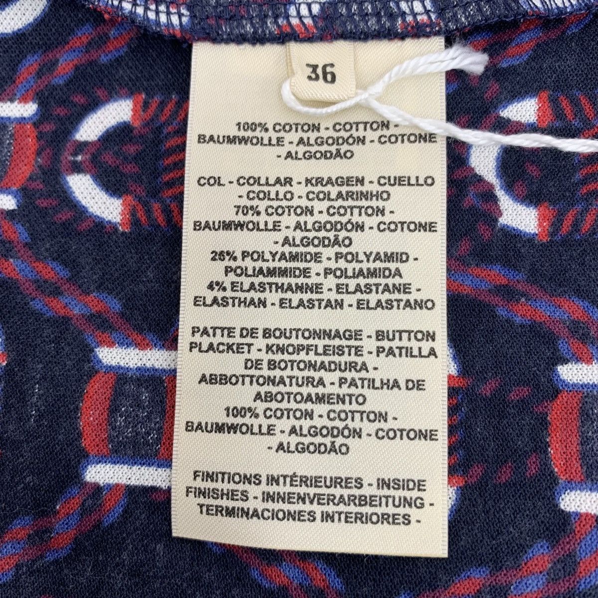 Hermes Hermes All-over Pig Nose Print Short Sleeve Polo Shirt K26WX Size XS / US 0-2 / IT 36-38 - 7 Thumbnail