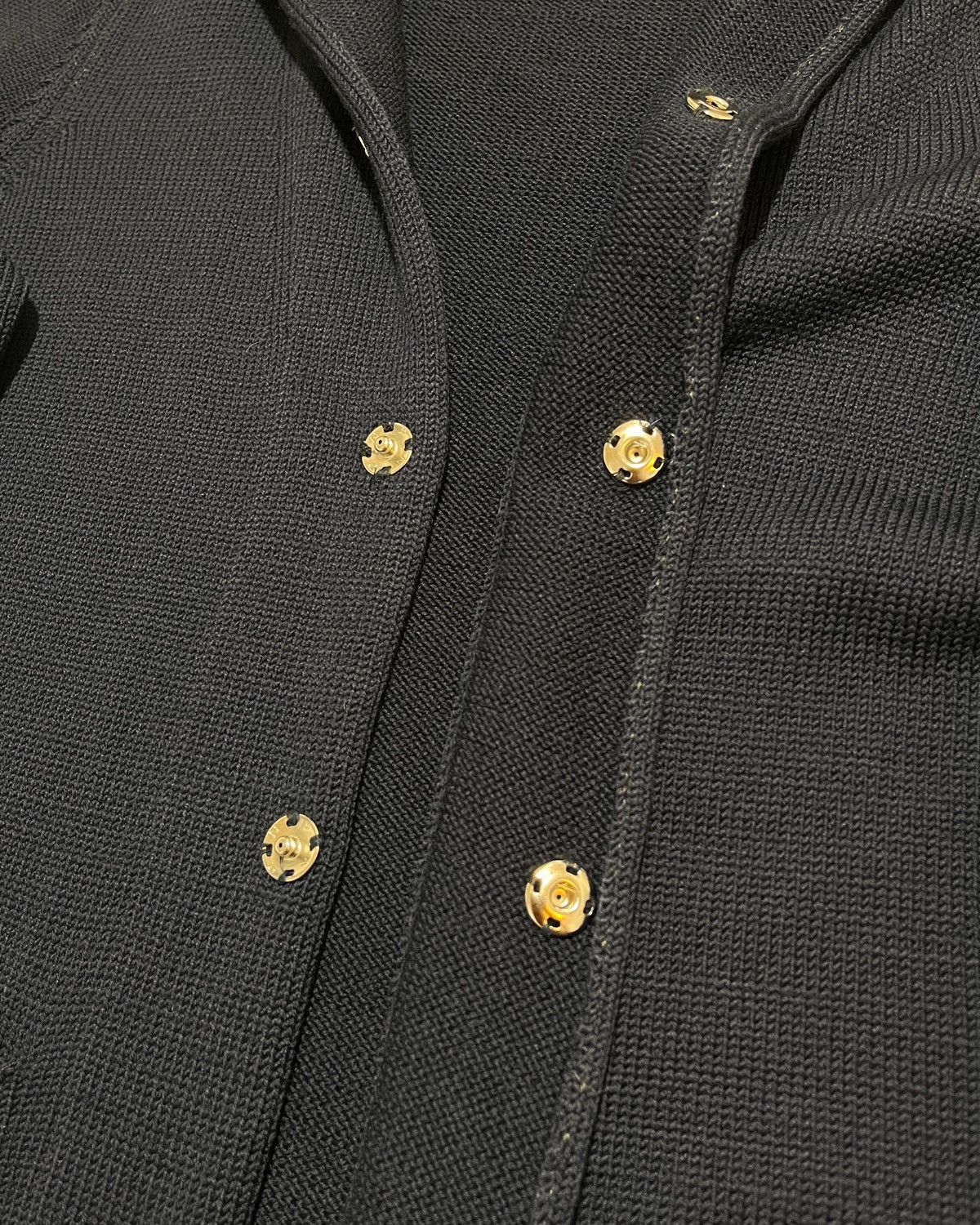 Yohji Yamamoto Y’s Yohji Yamamoto Navy Wool Knit Long Coat Size 3 (L) Size L / US 10 / IT 46 - 11 Thumbnail
