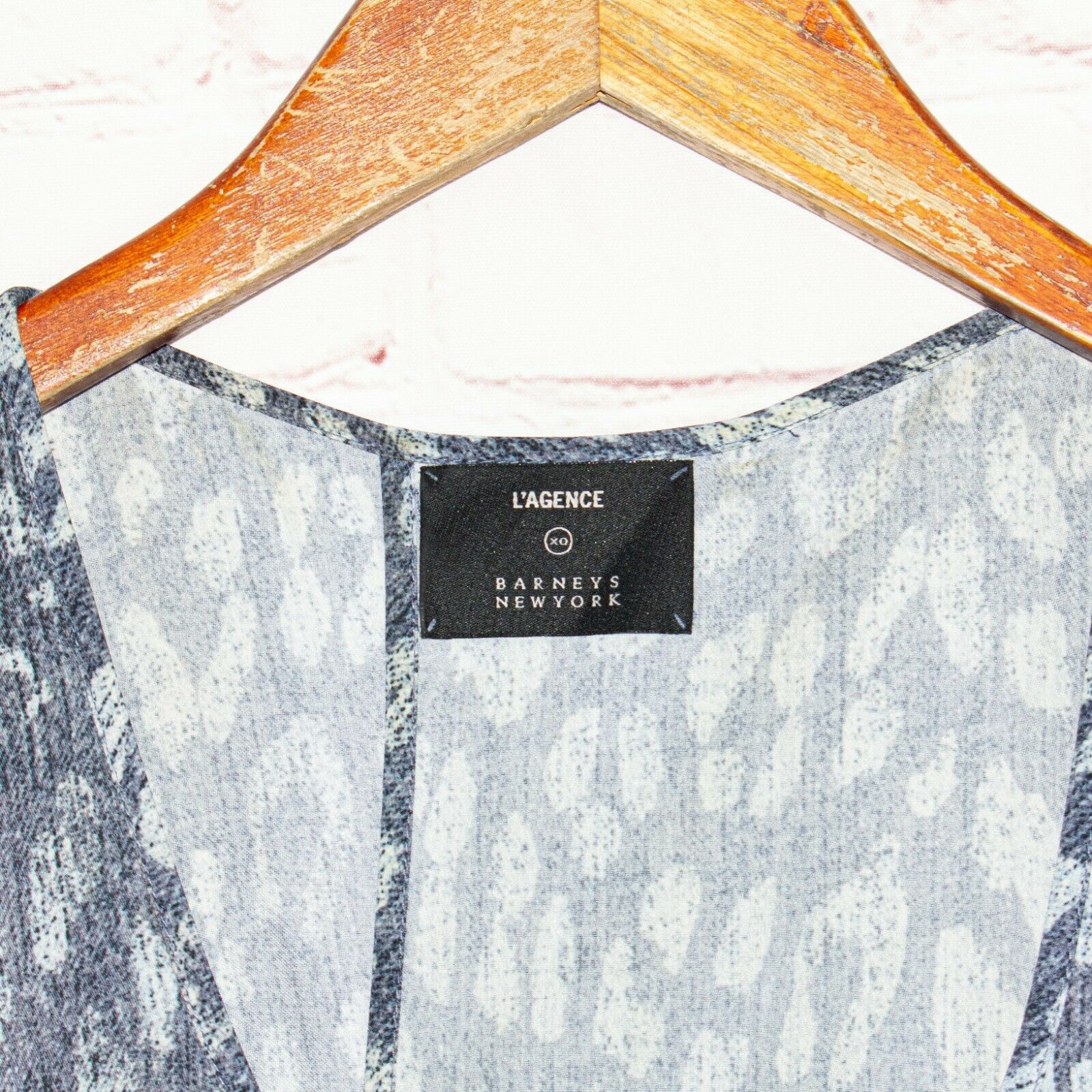 L'AGENCE L'AGENCE x Barneys NY Women's tank Maxi Dress Blue Print Size XXS / US 00 / IT 34 - 3 Thumbnail