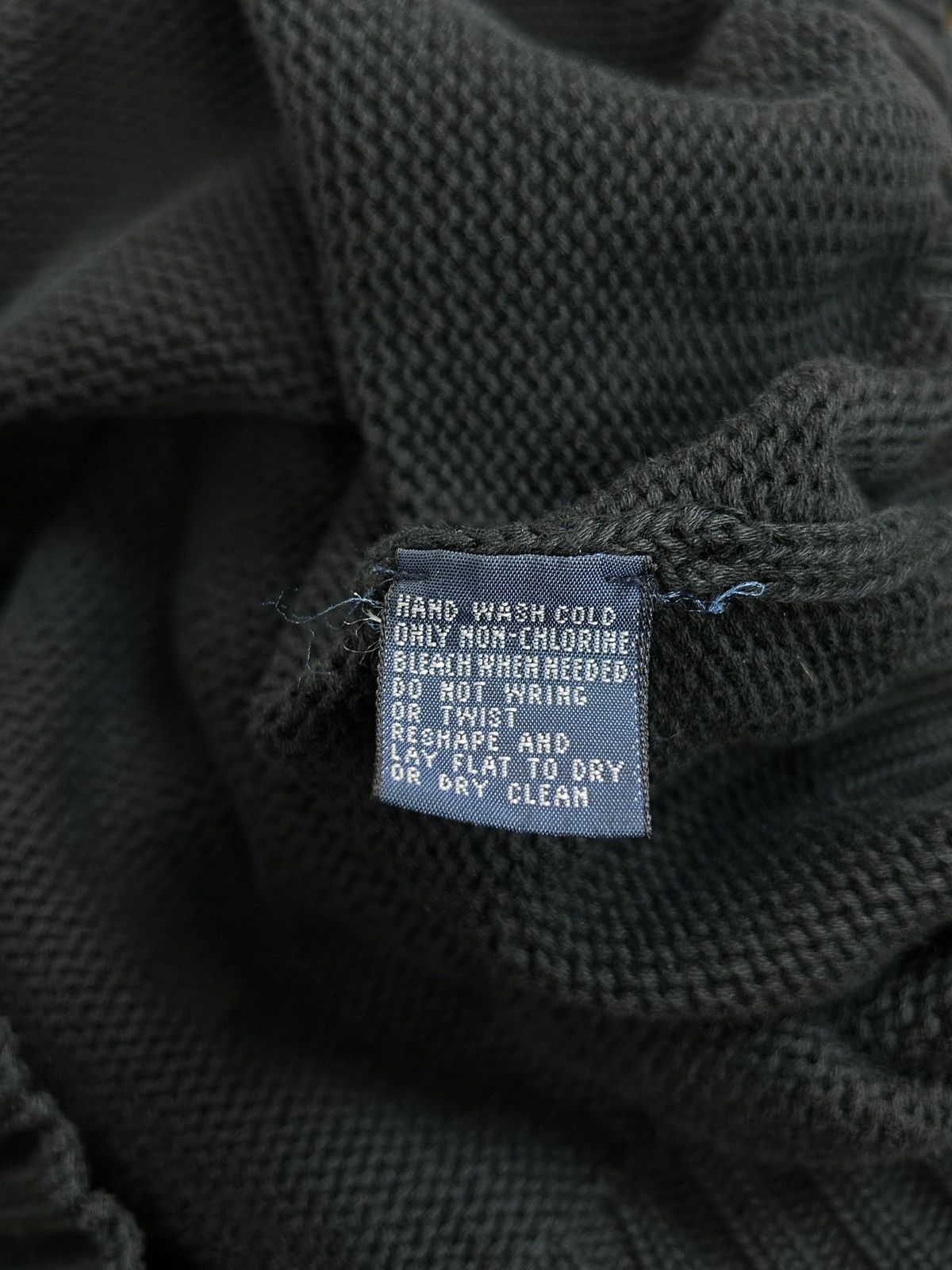 Polo Ralph Lauren Polo By Ralph Lauren Black Cotton Heavy Sweater Red Pony XL Size US XL / EU 56 / 4 - 8 Thumbnail