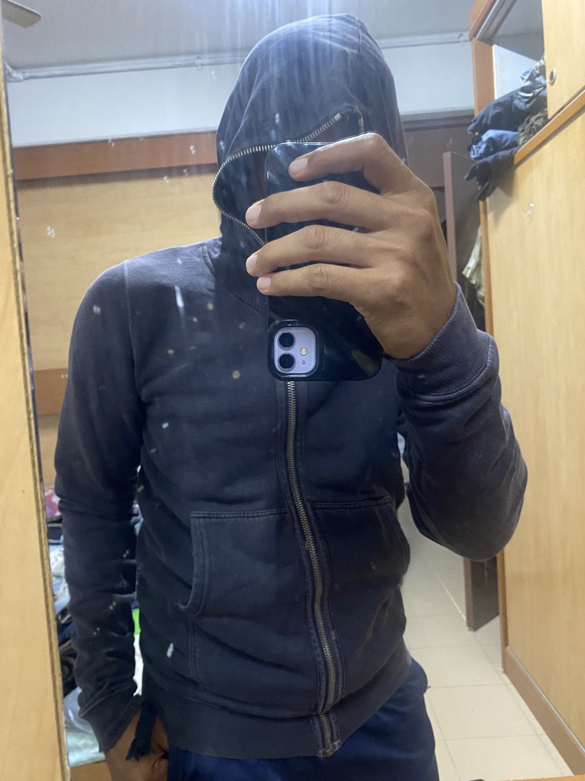 Rick Owens × Rick Owens Drkshdw Rick Owens Olmar&Mirta distressed hoodie fullzipper Size US XS / EU 42 / 0 - 24 Thumbnail