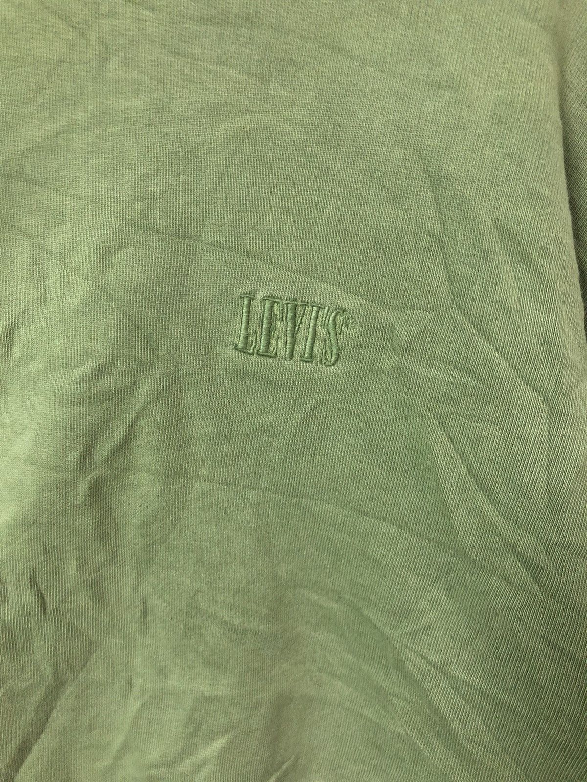 Designer × Levi's × Vintage Vintage Y2K Levis Crop Top Embroided Size XL / US 12-14 / IT 48-50 - 3 Thumbnail