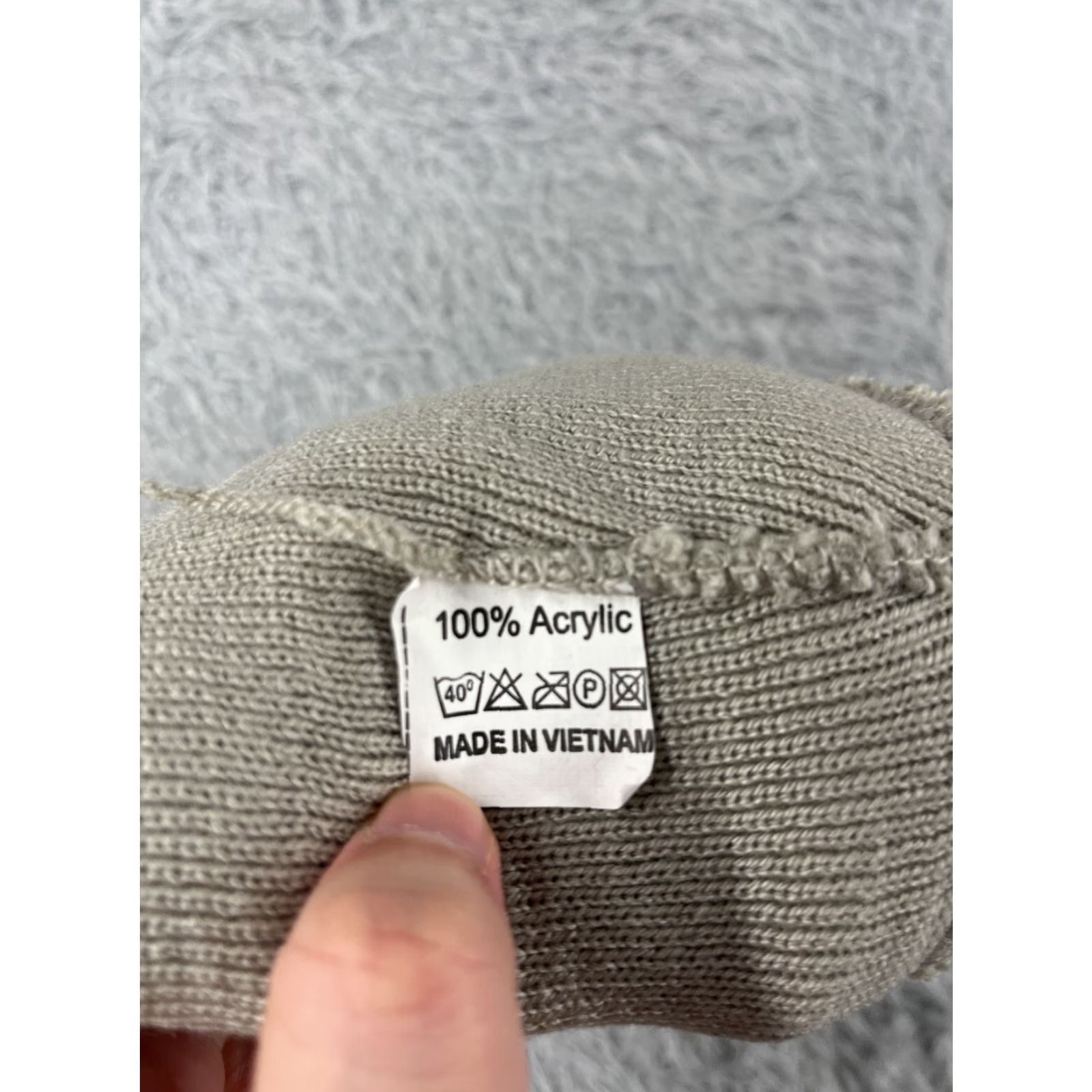 Vintage International Franchise Association Beanie Toque Adult One Size Gray Knit 100% Acrylic Size ONE SIZE - 7 Thumbnail