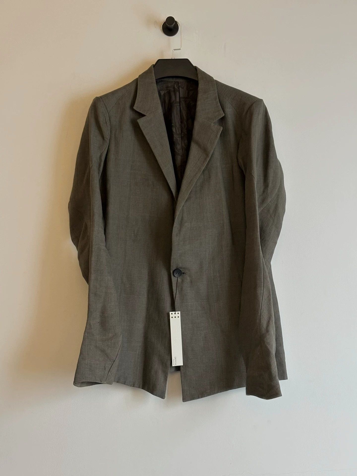 Devoa Devoa Insect-Inspired Cotton Suit Jacket Size 1 Size US S / EU 44-46 / 1 - 1 Thumbnail