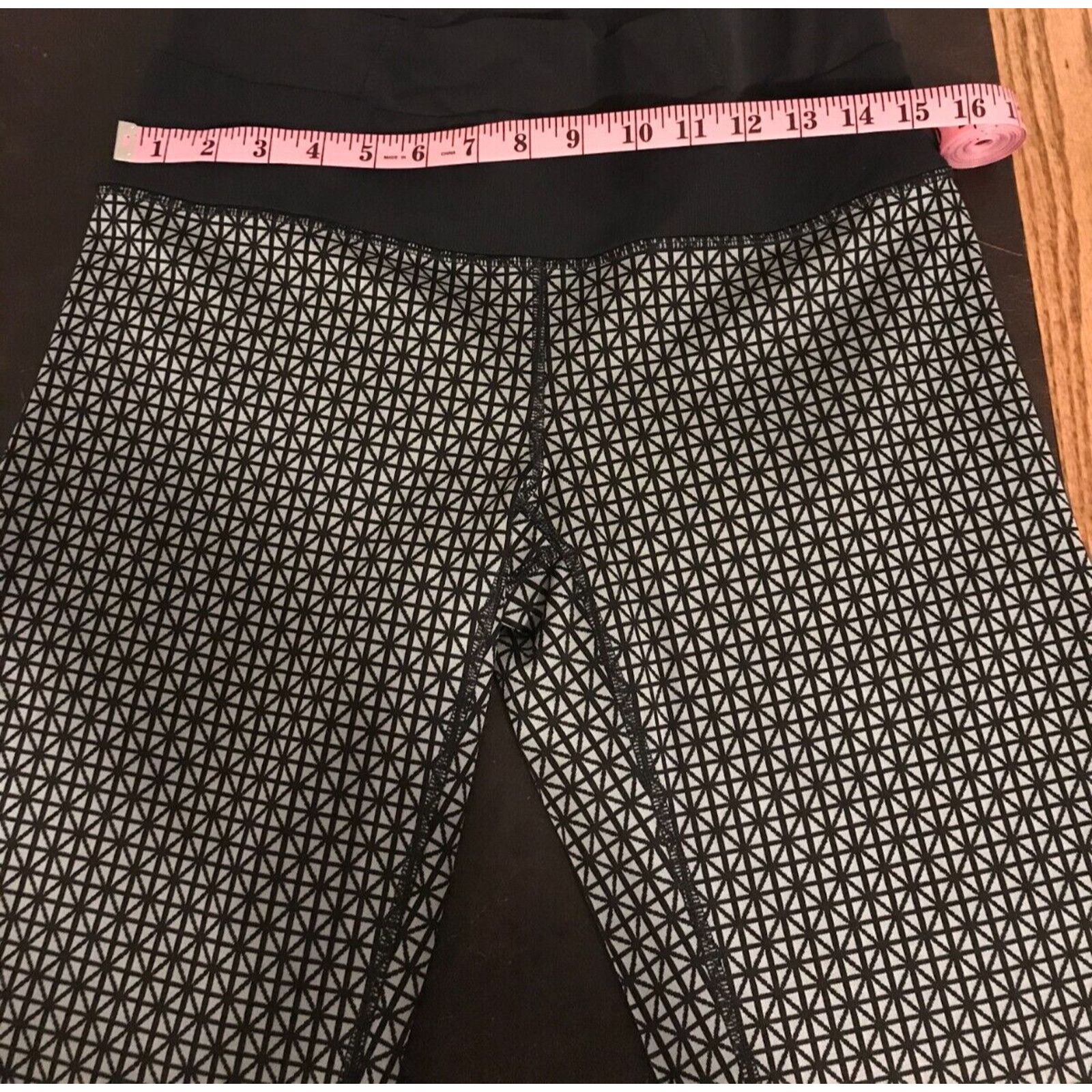 Lululemon Lululemon Straight-Up Pant Tri Geo Silver Spoon Black Size 32" / US 10 / IT 46 - 6 Thumbnail