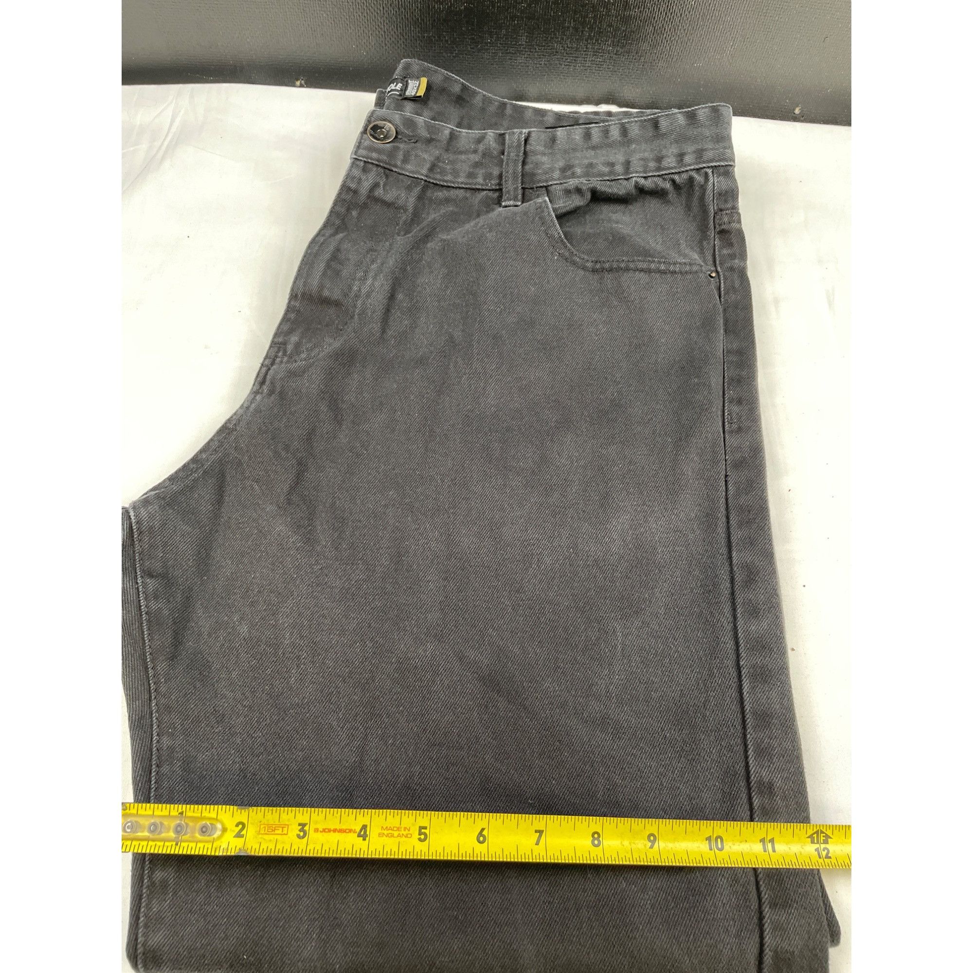 Other South Pole Men's Solid Black Jeans Straight 40 x 32 SKU 4365 Size US 40 / EU 56 - 4 Thumbnail