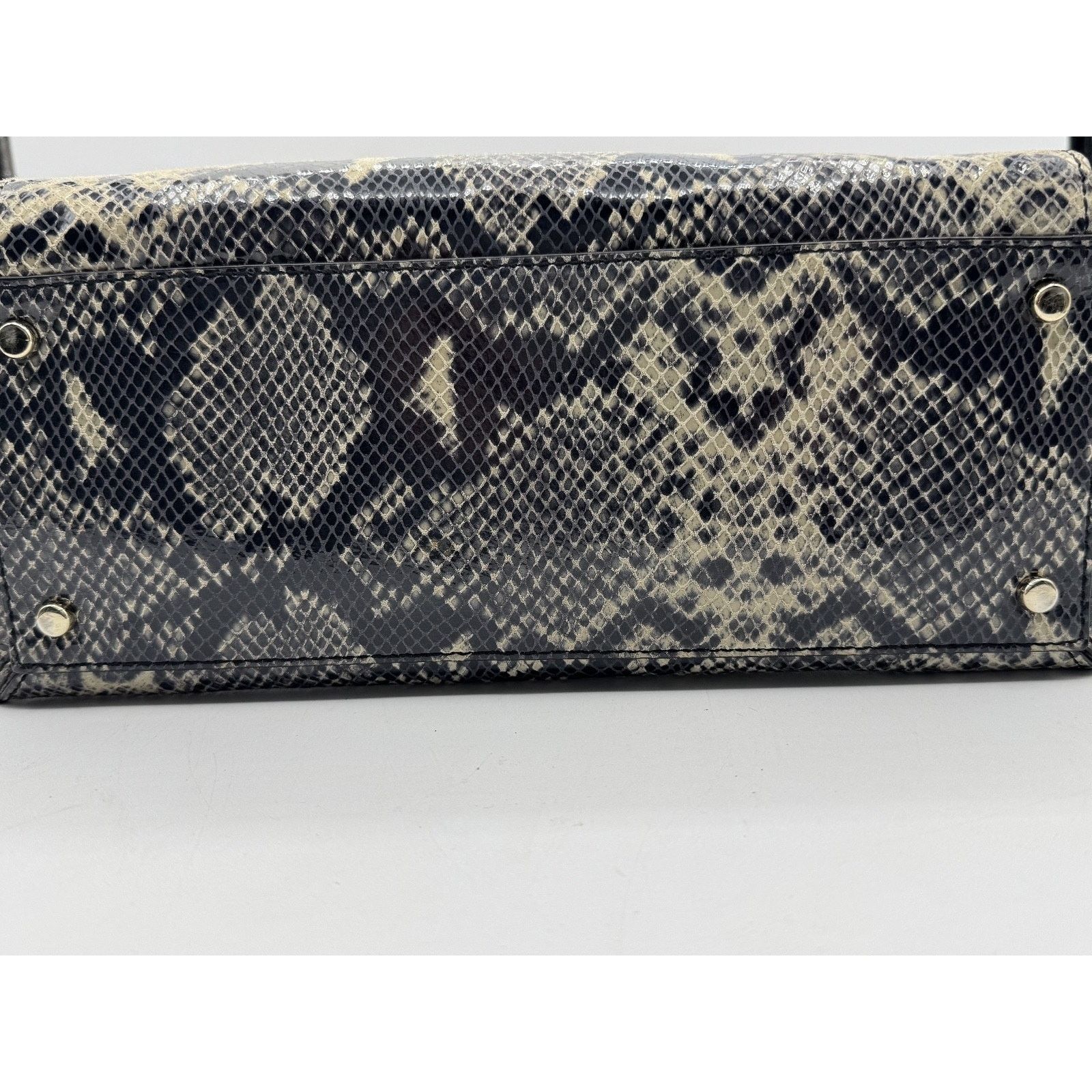 Kate Spade Kate Spade Grey Beige Snake Effect Leather South Kensington Size ONE SIZE - 11 Thumbnail