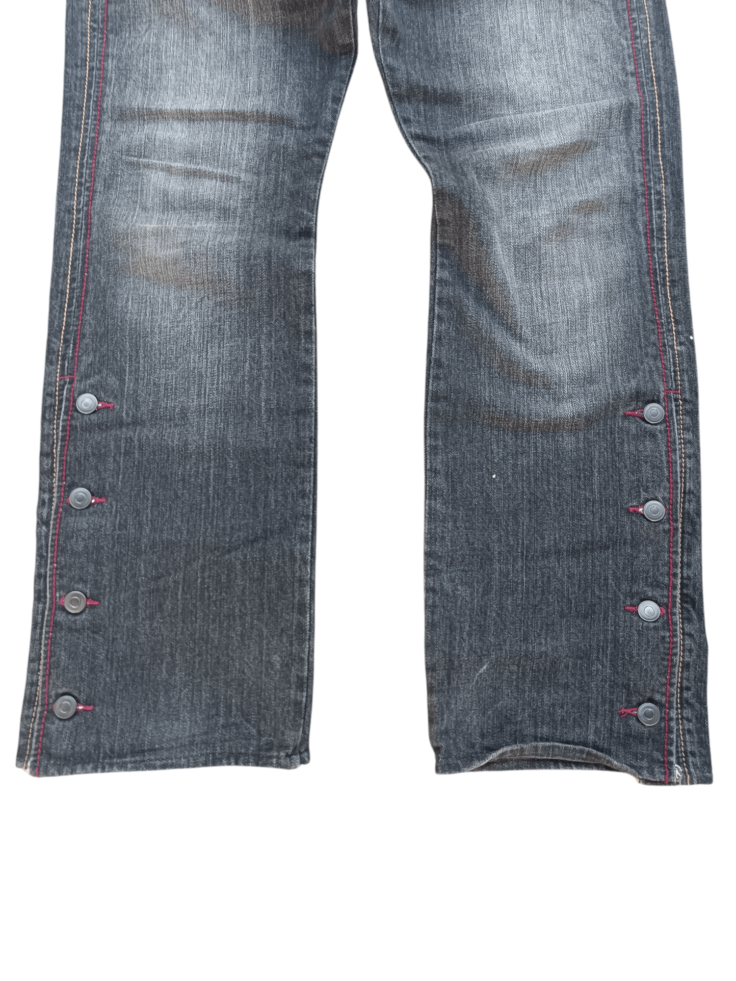 Japanese Brand × Morgan Homme RARE 💥 MORGAN HOMME ANKLE BUTTON JEANS E205 Size US 34 / EU 50 - 5 Thumbnail