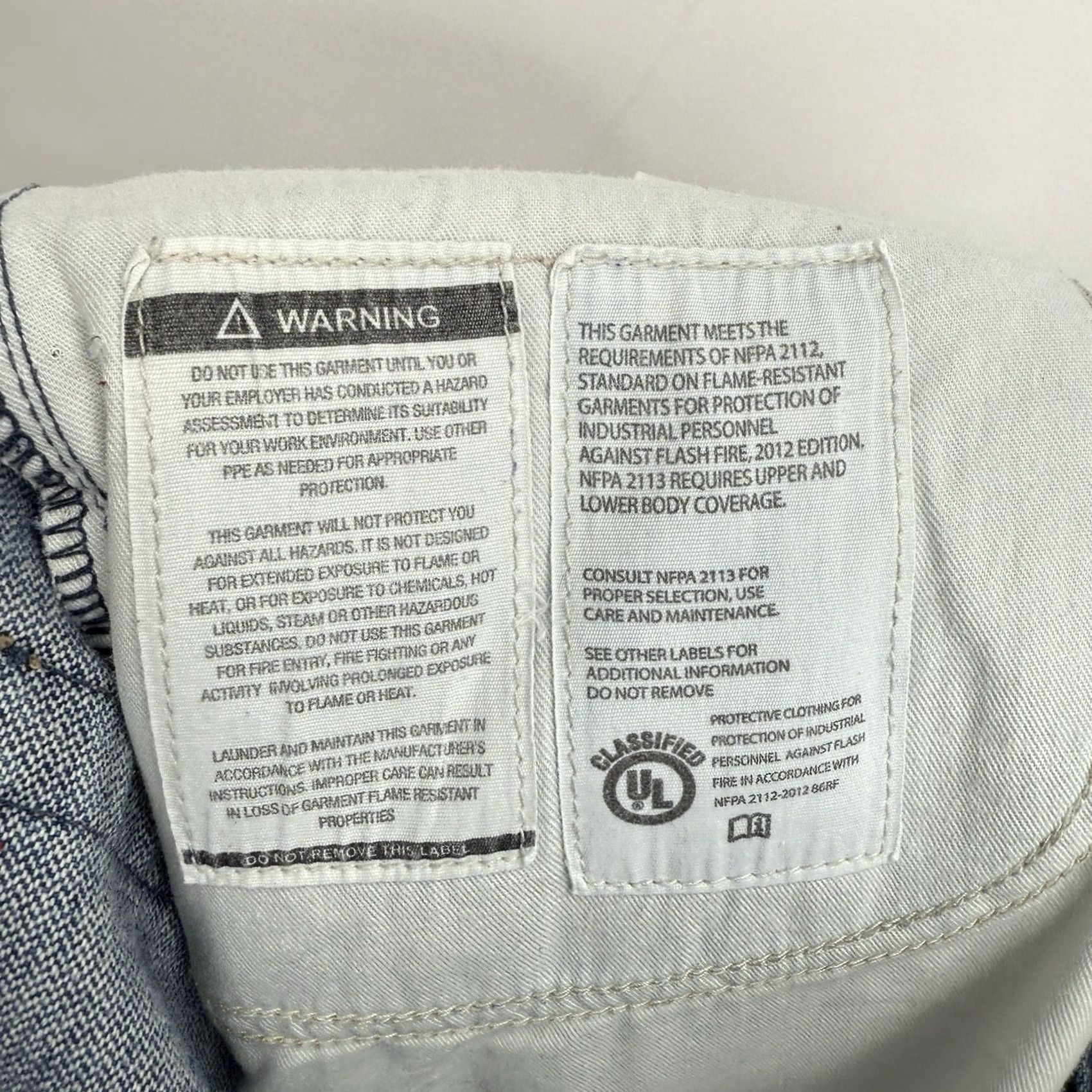 Carhartt VINTAGE Carhartt FR Jeans Mens 38x30 Flame-Resistant Blue Denim 5-Pocket Work Size US 38 / EU 54 - 7 Thumbnail