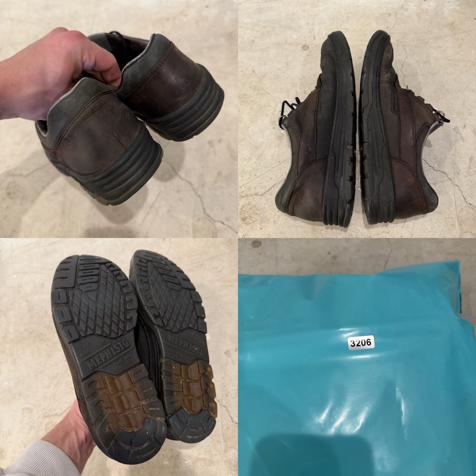 Mephisto VINTAGE Mephisto Womens 8 Brown Leather Lace Oxford Runoff Air Jet System DISTRESSED OXFORD Casual Womens Shoes Size ONE SIZE - 8 Thumbnail