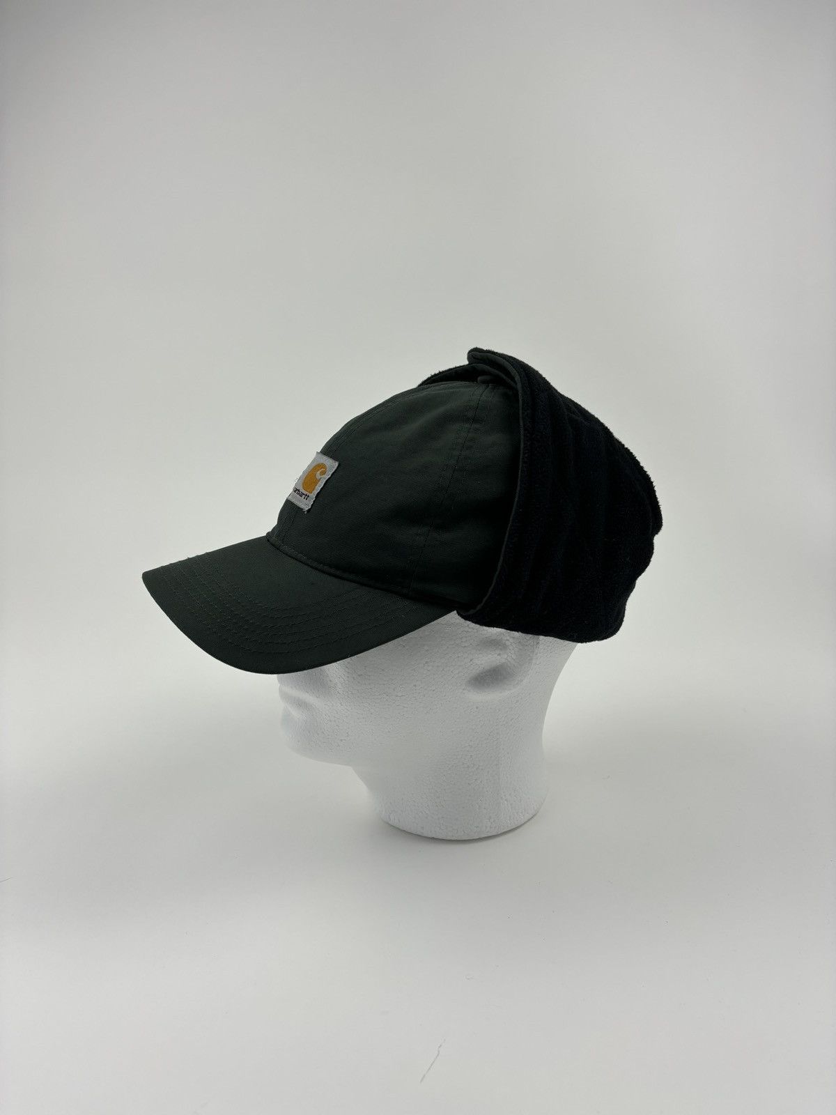 Carhartt × Vintage Forest Green 2000s trapper hunting ear flap hat Size ONE SIZE - 8 Thumbnail