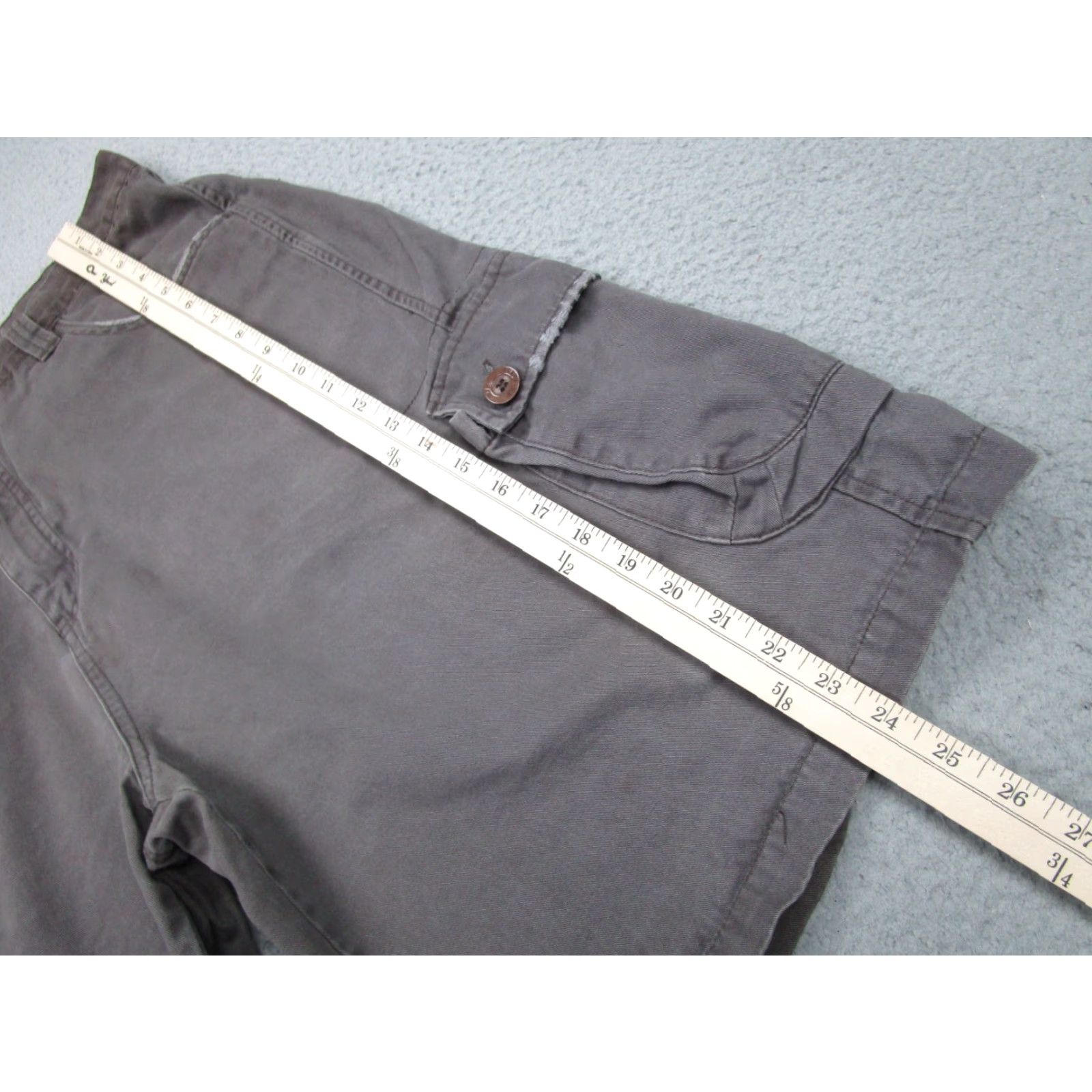 Anchor Blue VINTAGE Anchor Blue Cargo Shorts Mens 38 Brown Grunge Distress Baggy 2000s Y2K Cargo Pocket Army Outdoor Size US 38 / EU 54 - 6 Thumbnail