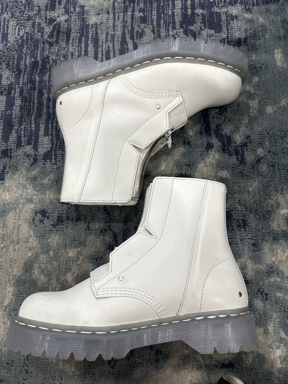 image of A Cold Wall x Dr Martens Acw Dr Marten 1460 Shoes in White, Men's (Size 10)