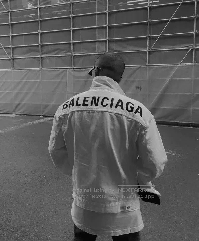 Balenciaga Balenciaga White denim jacket Size US S / EU 44-46 / 1 - 8 Thumbnail