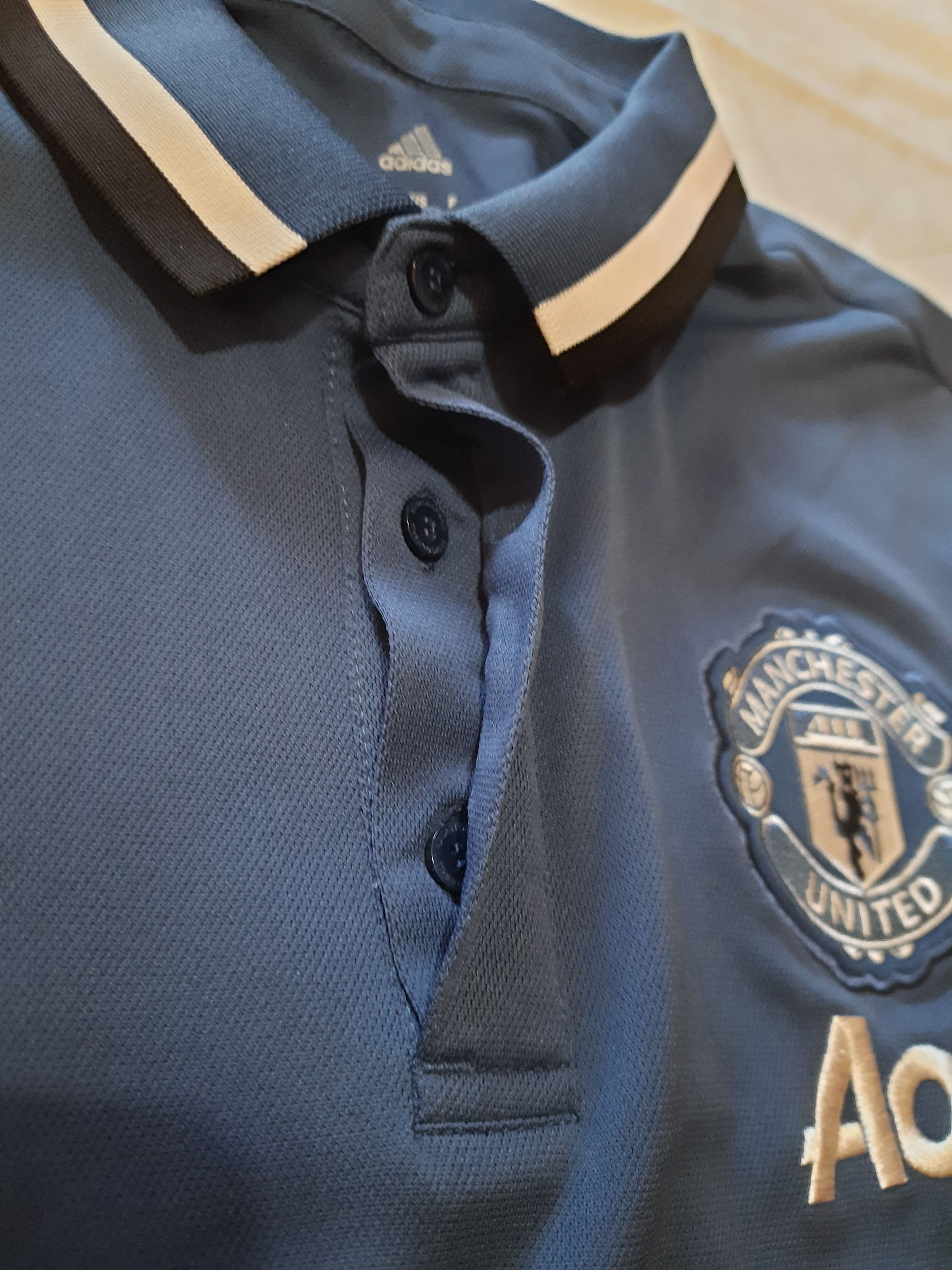 Other Manchester United Adidas Polo Soccer Football Jersey Size US L / EU 52-54 / 3 - 3 Thumbnail