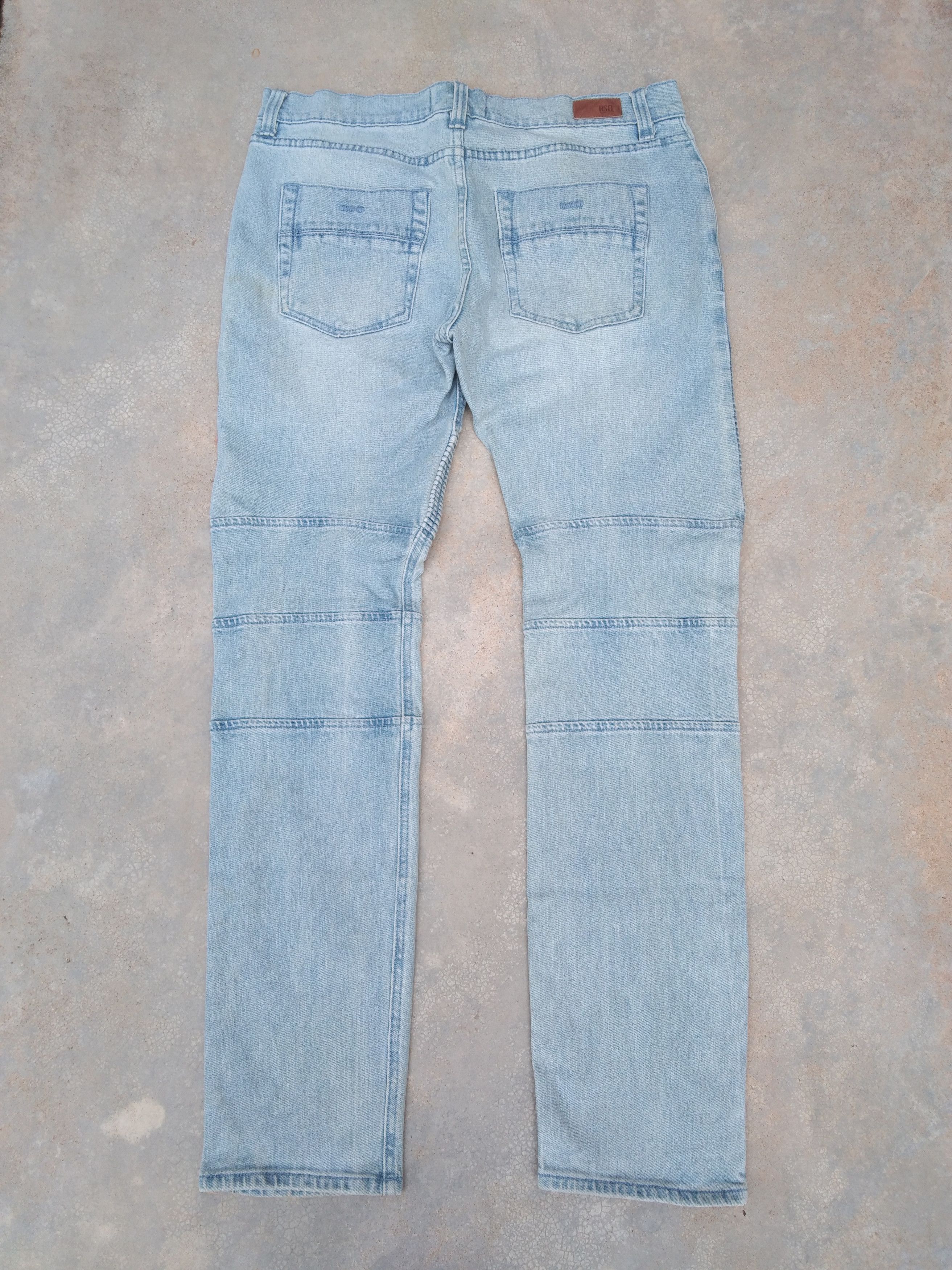 Rsq RSQ Jeans Skinny Tapered Balmain Style 33x32 Size US 33 - 2 Thumbnail