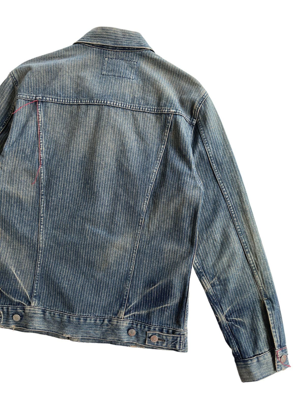 Levi's Vintage Clothing Levis Redloop Hickory Stripe Denim Jacket Size US M / EU 48-50 / 2 - 7 Thumbnail