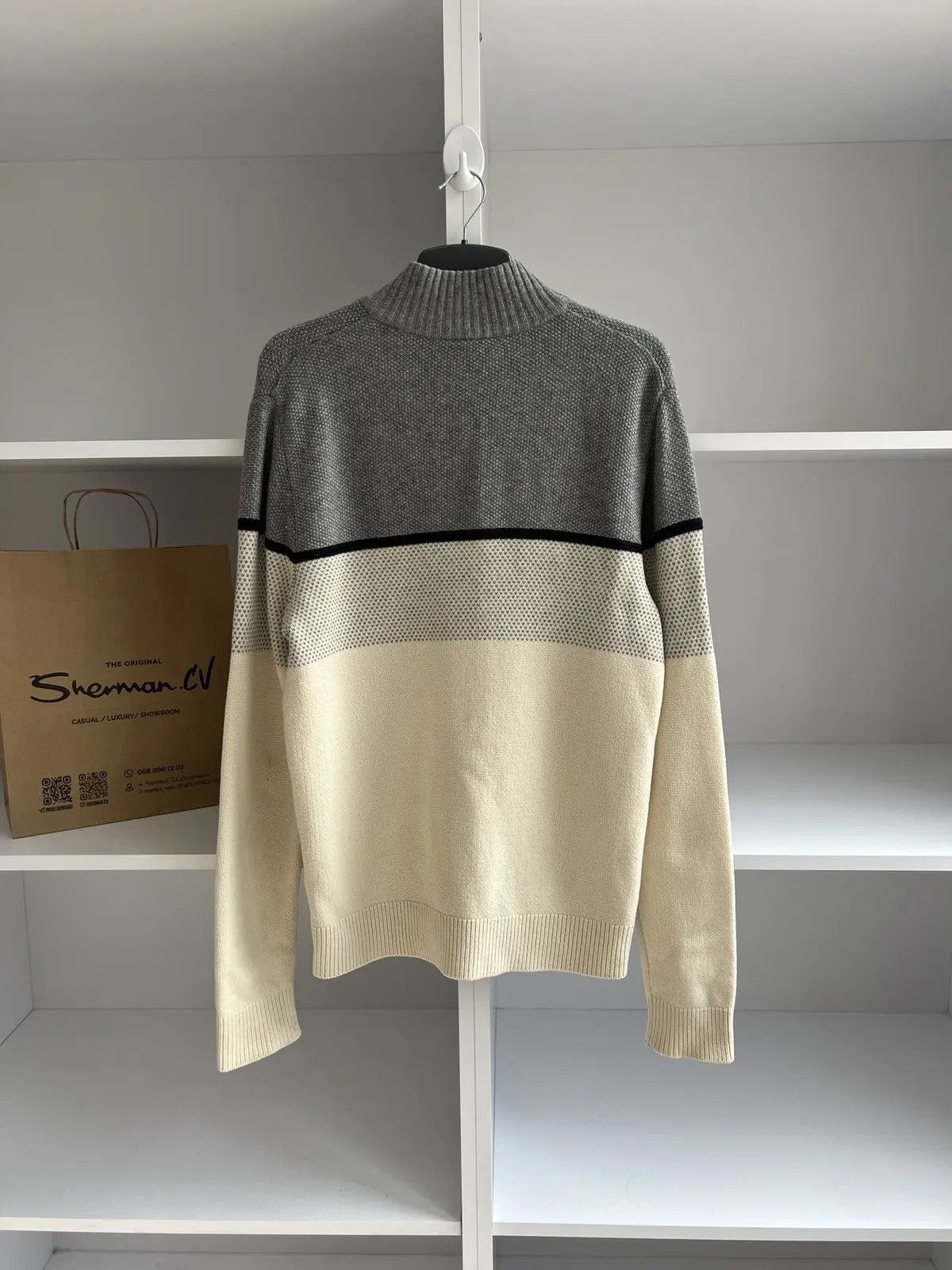 Lacoste × Vintage Vintage Lacoste Zip Sweatshirt Size US L / EU 52-54 / 3 - 12 Thumbnail