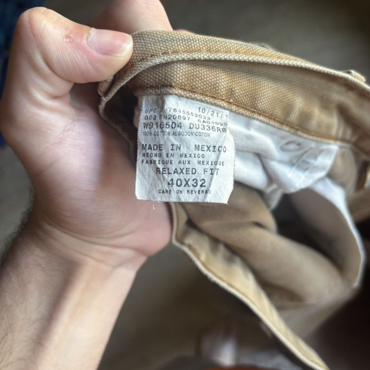 Dickies Vintage Y2K 2000s Faded & Distressed Tan Dickies Pants Size US 40 / EU 56 - 5 Thumbnail