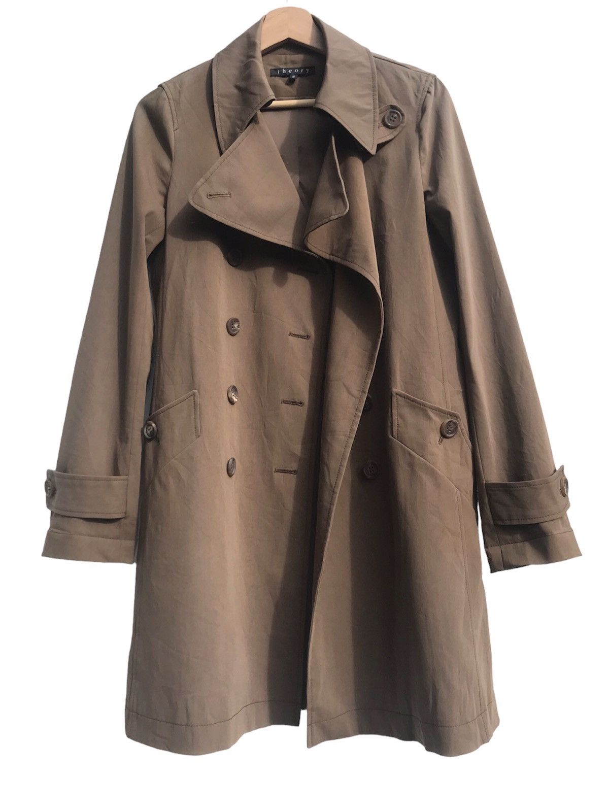 Theory Theory Alexia Trench Coat Size XS / US 0-2 / IT 36-38 - 3 Thumbnail
