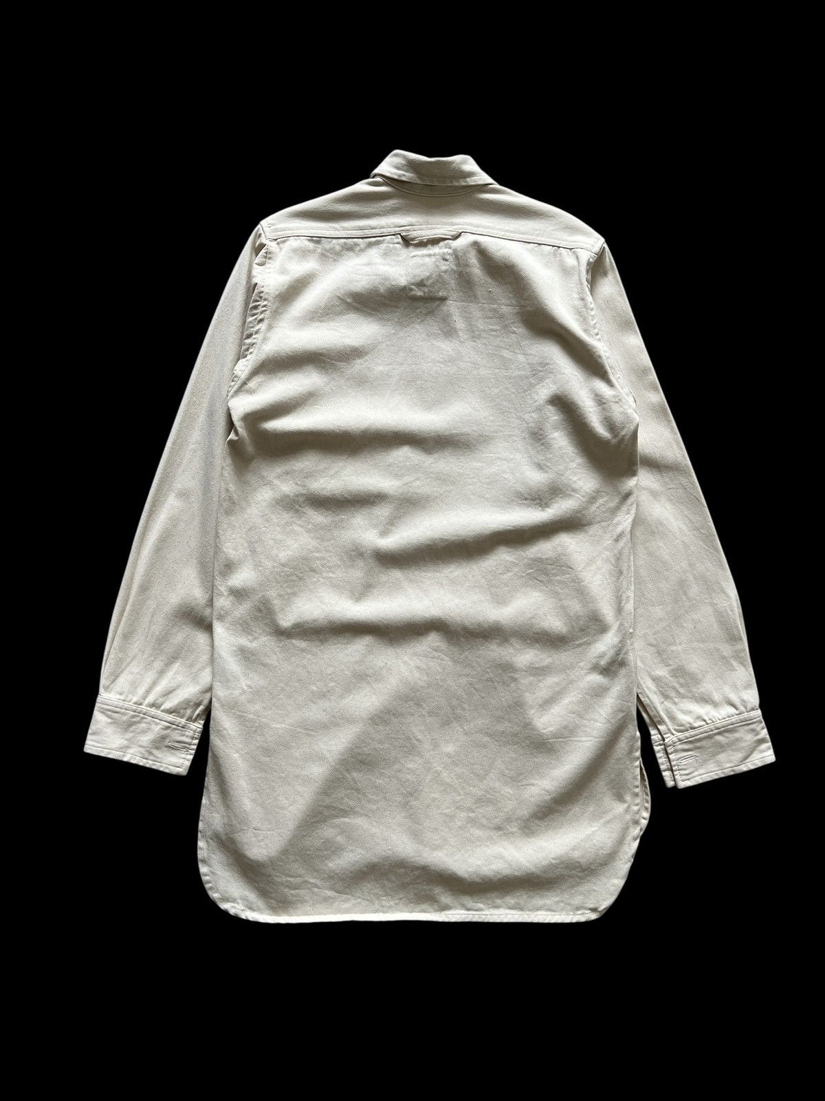 Vintage Yarmouth Oilskins 🇬🇧 Canvas Military Style Smock Work Shirt Size US M / EU 48-50 / 2 - 3 Thumbnail