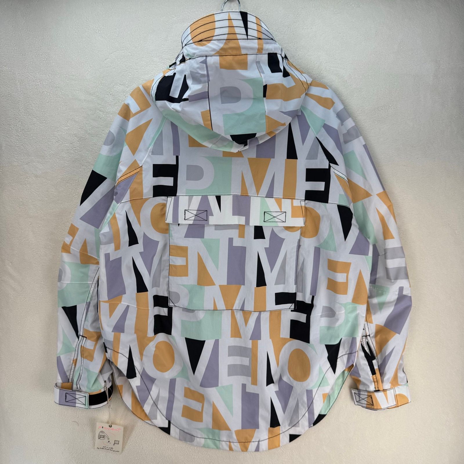 Free People FREE PEOPLE SIZE SMALL WINDBREAKER SINGING IN RAIN JACKET Size S / US 4 / IT 40 - 6 Thumbnail