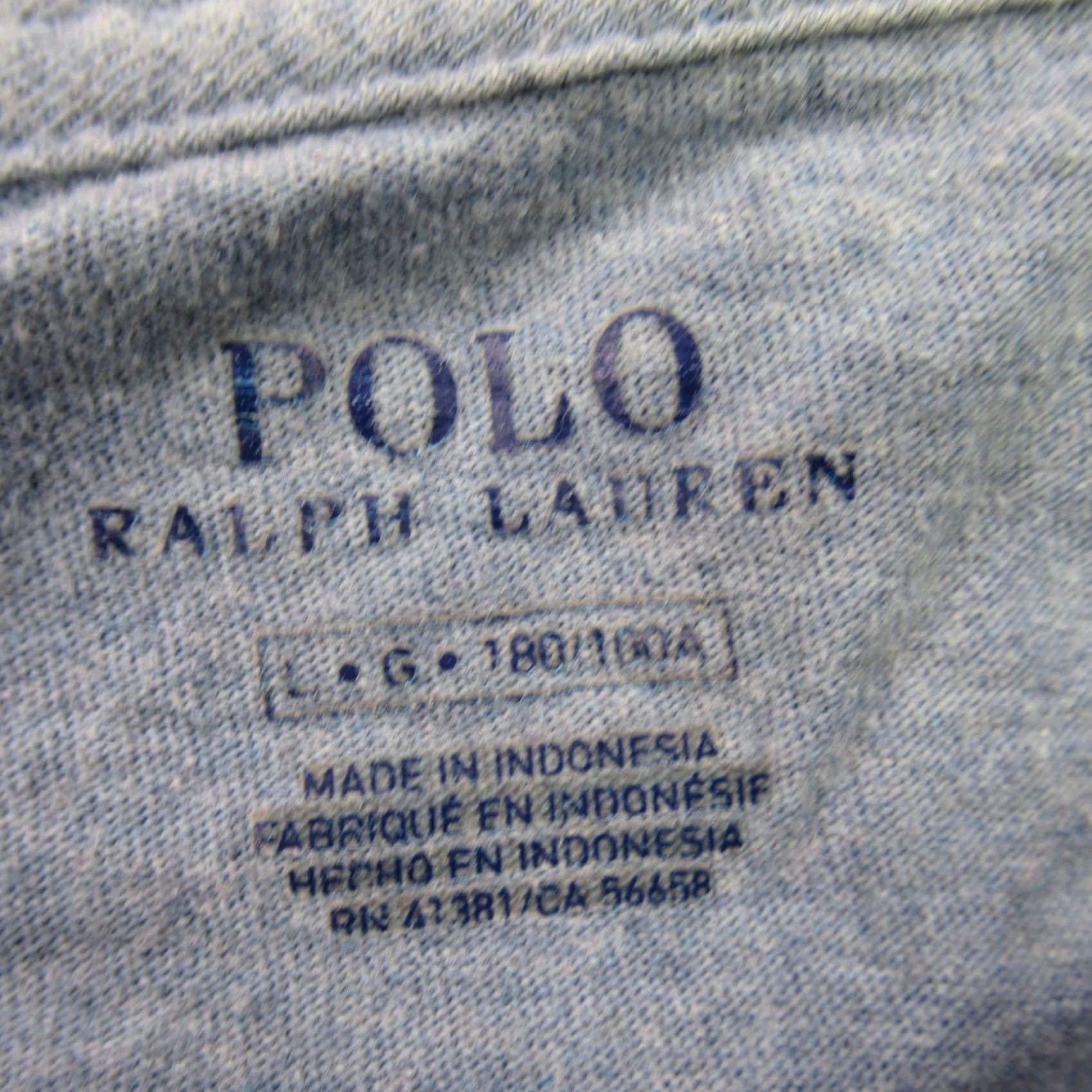 Polo Ralph Lauren Polo Ralph Lauren Shirt Mens Large Short Sleeve Blue Crew Neck Casual Size US L / EU 52-54 / 3 - 3 Thumbnail